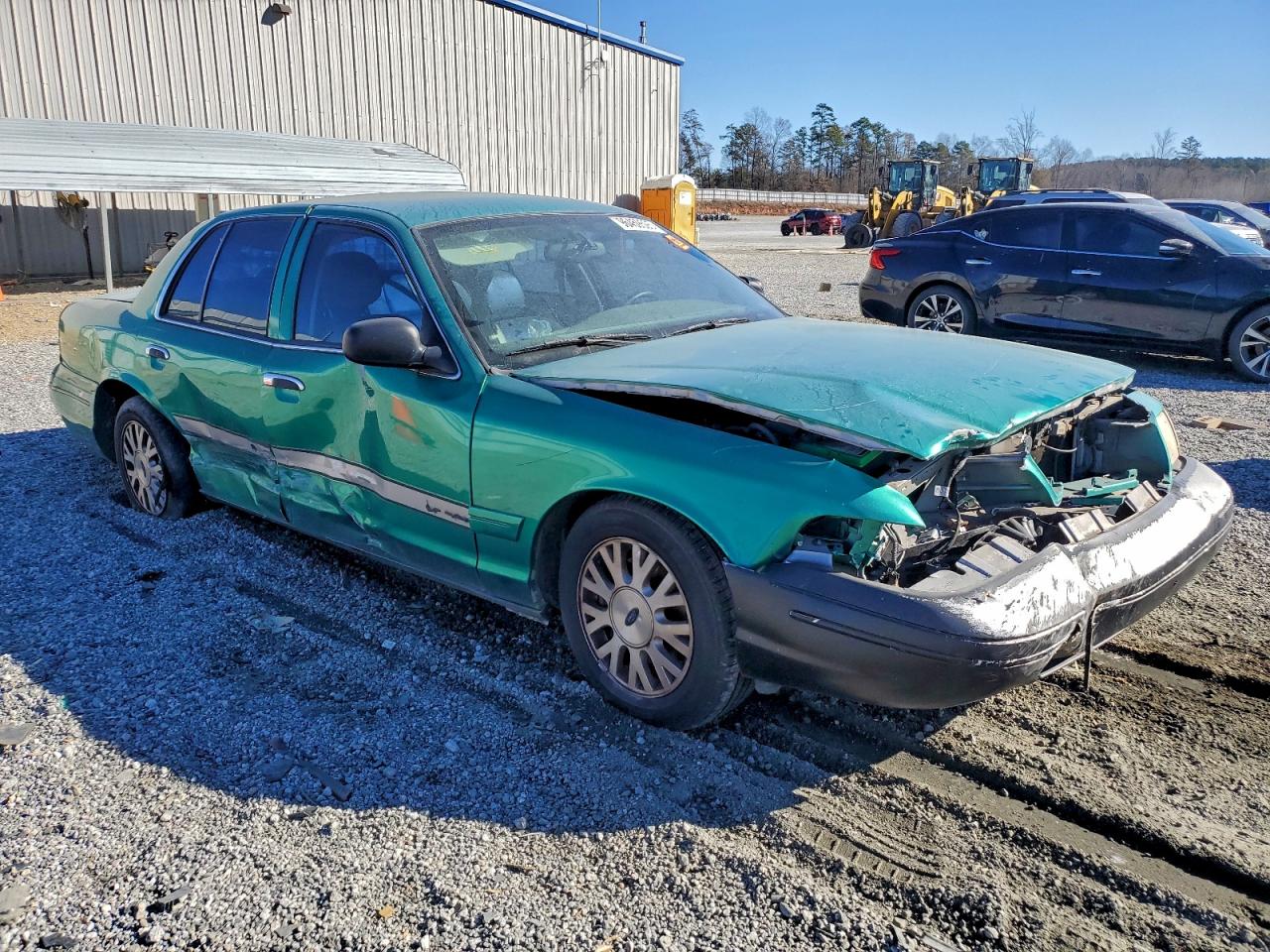 2004 Ford Crown Victoria Lx Green vin: 2FAFP74W54X131032