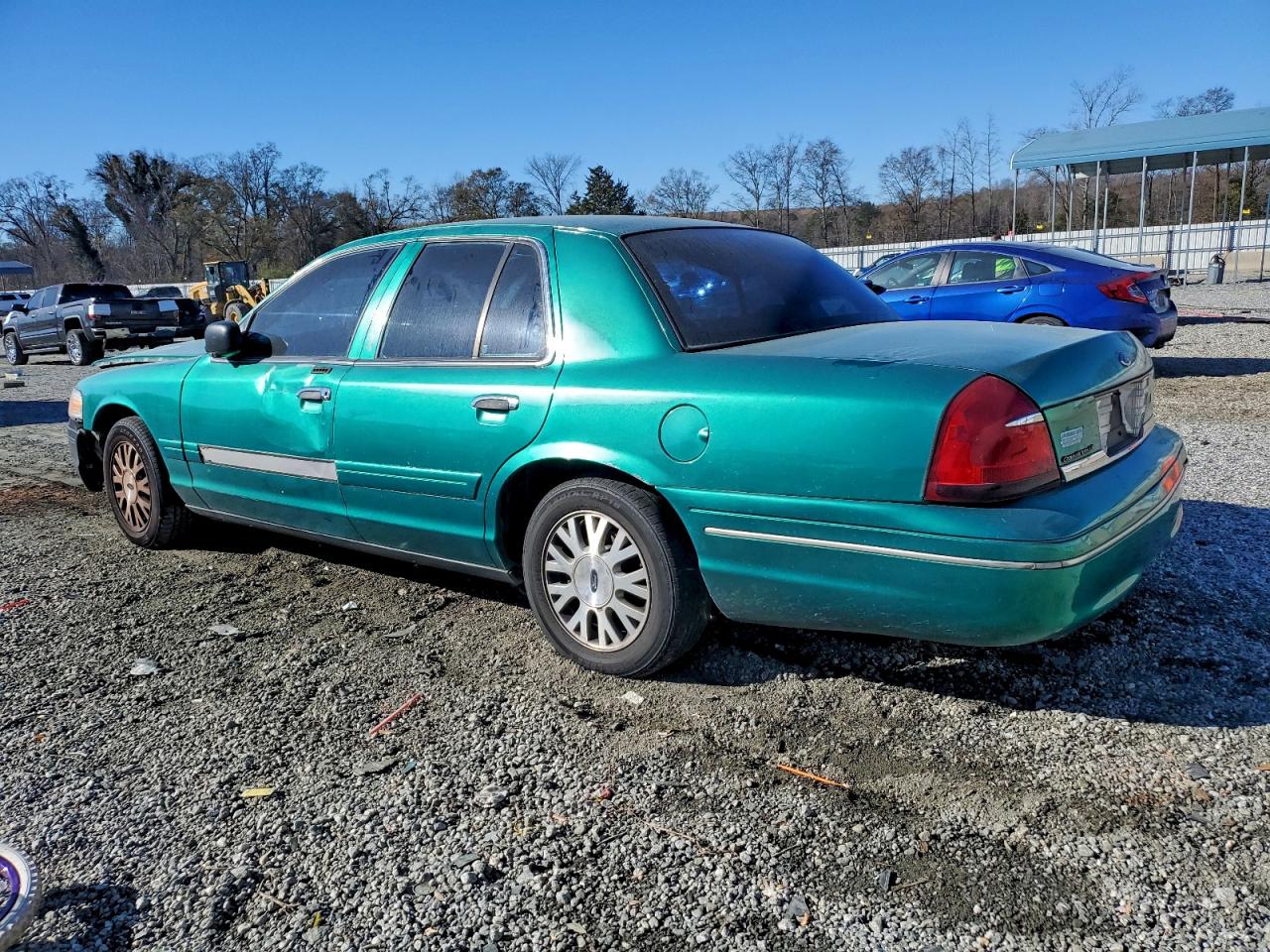 2004 Ford Crown Victoria Lx Green vin: 2FAFP74W54X131032