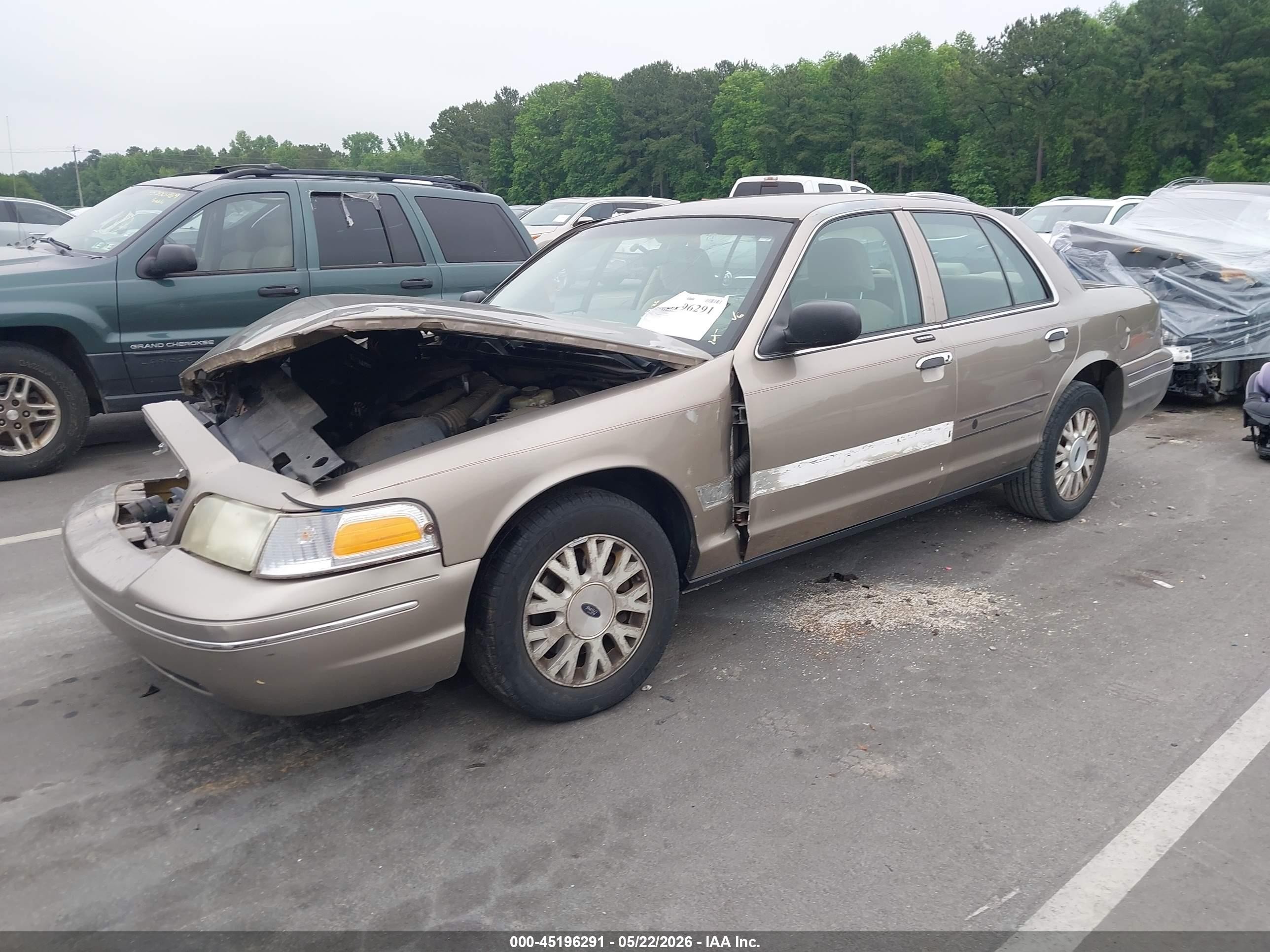2005 Ford Crown Victoria Lx/lx Sport Gold vin: 2FAFP74W55X101868
