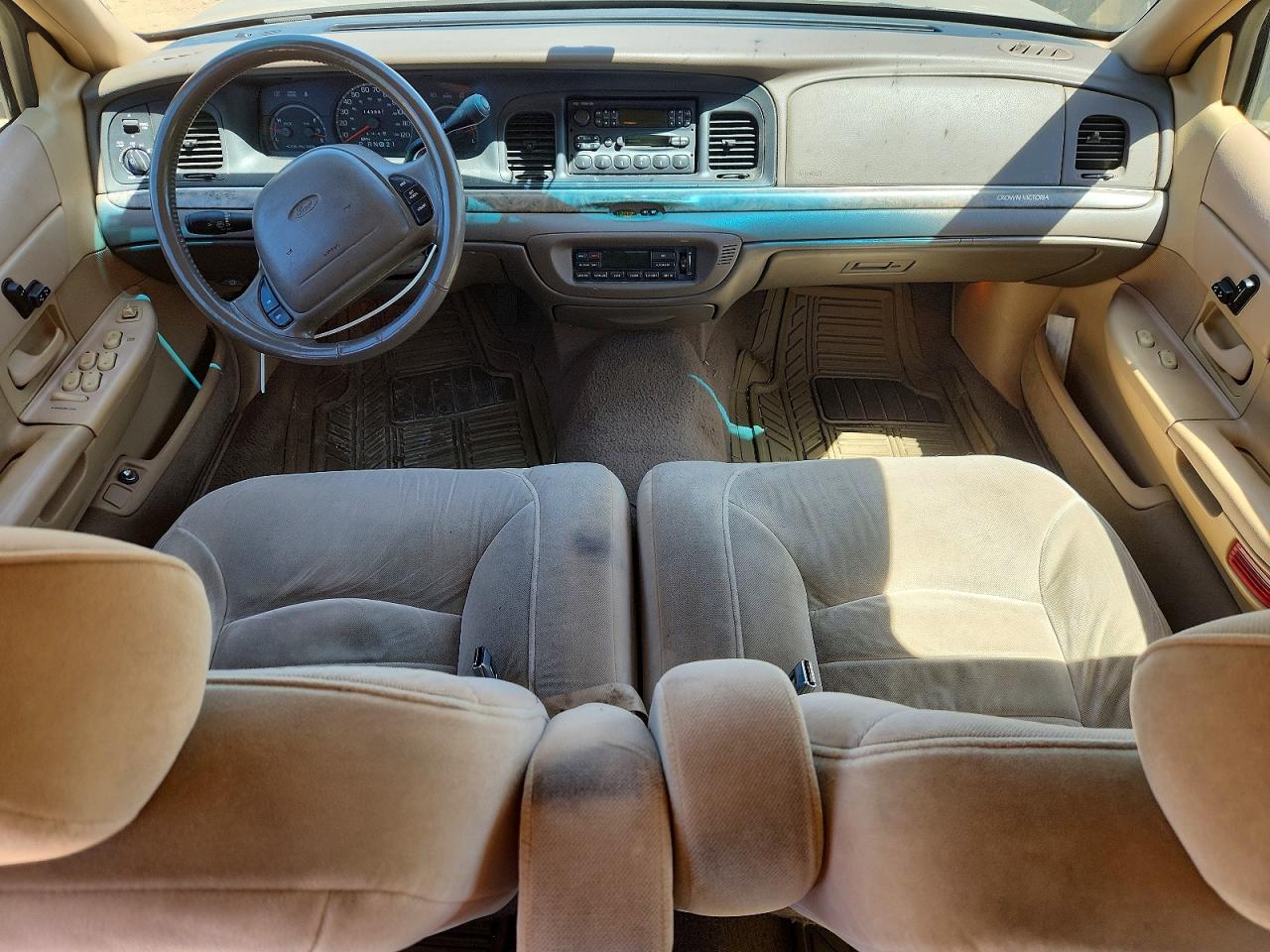 1998 Ford Crown Victoria Lx Gold vin: 2FAFP74W5WX179374
