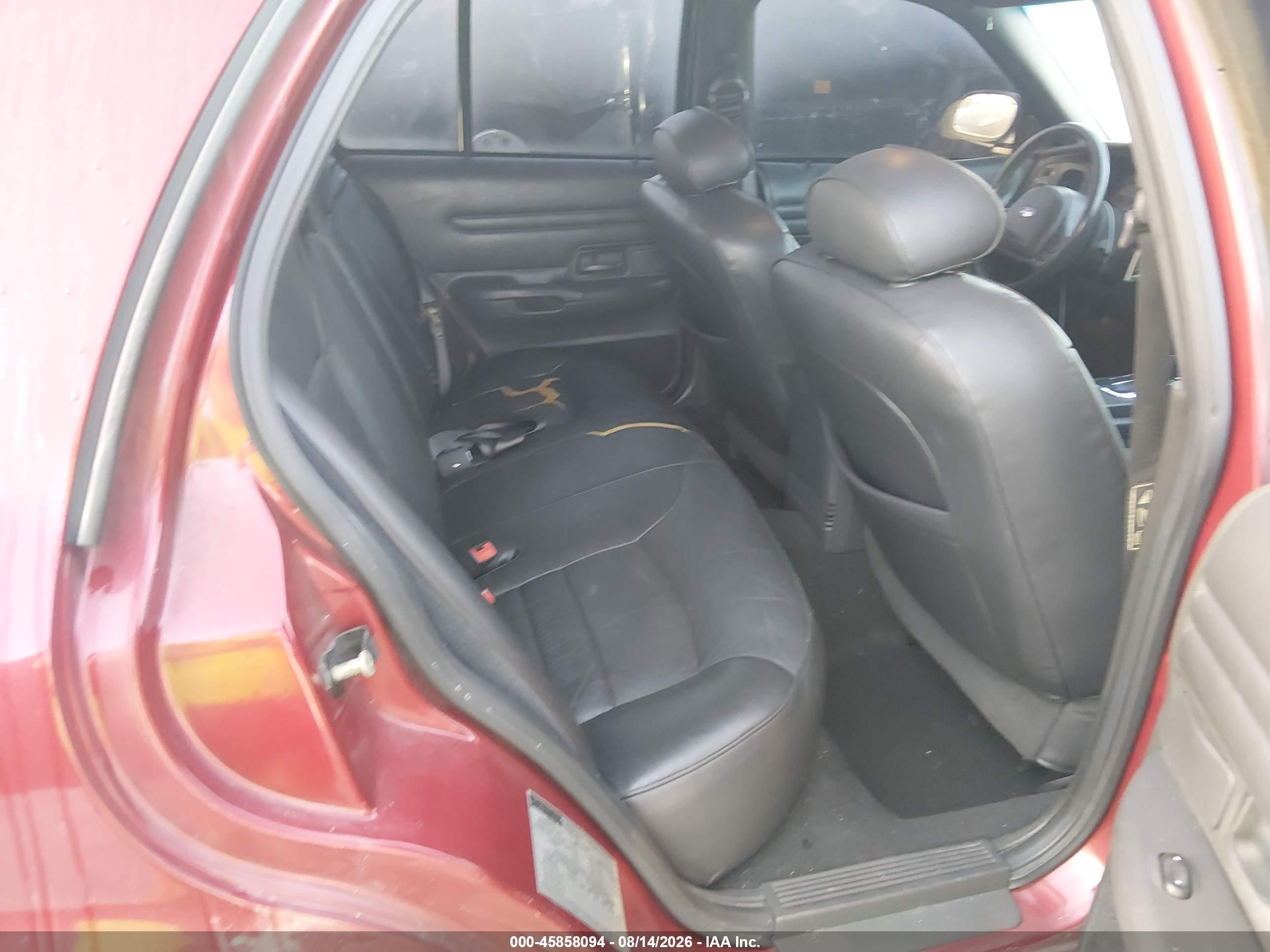 2002 Ford Crown Victoria Lx/sport Red vin: 2FAFP74W62X103872