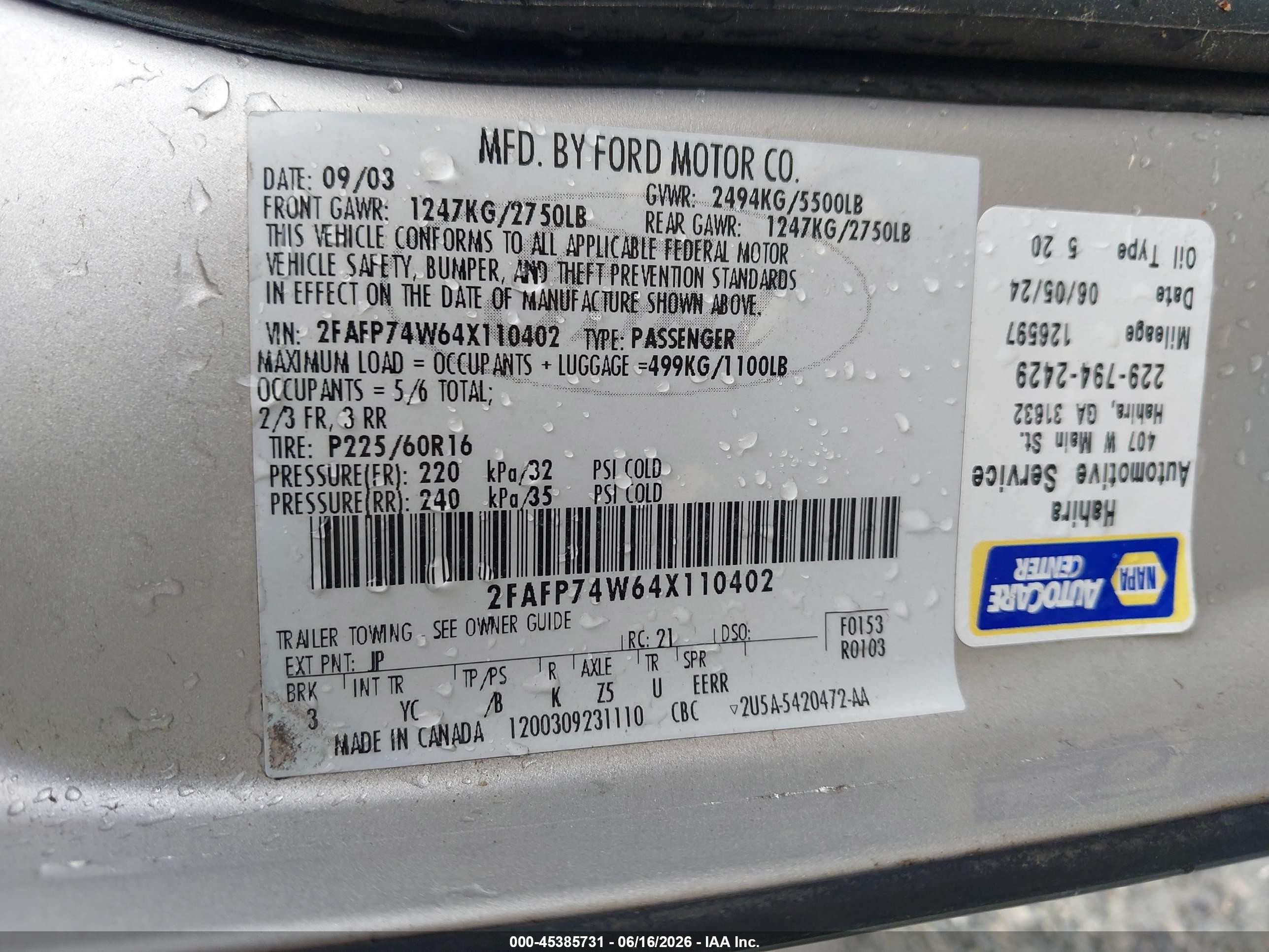 2004 Ford Crown Victoria Lx Silver vin: 2FAFP74W64X110402
