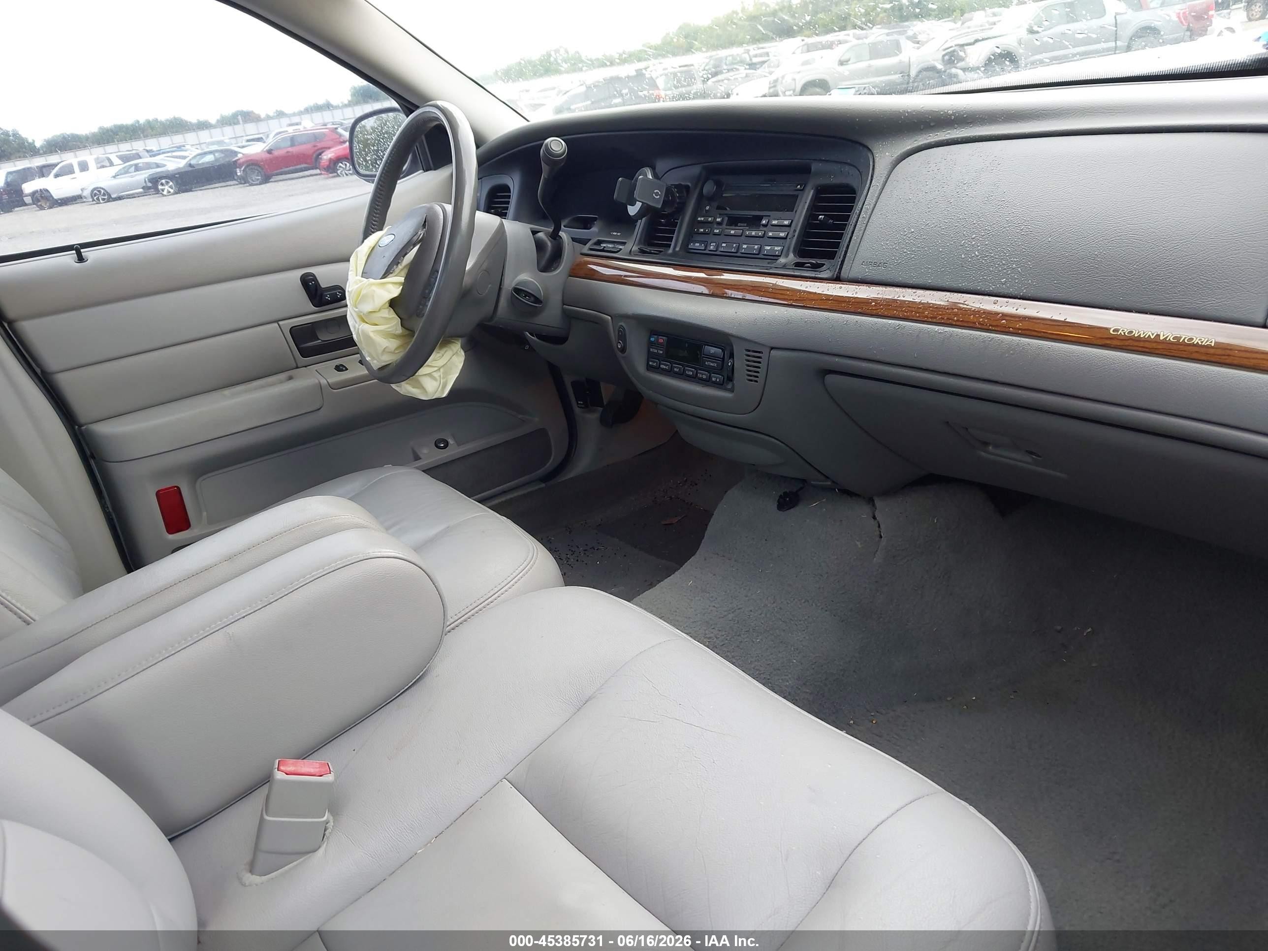 2004 Ford Crown Victoria Lx Silver vin: 2FAFP74W64X110402