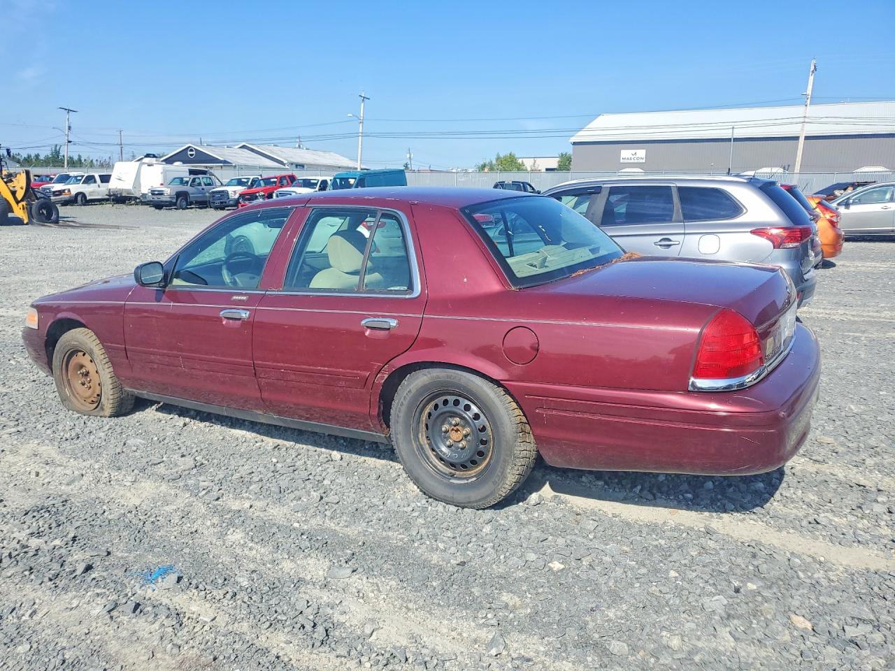 2006 Ford Crown Victoria Lx Red vin: 2FAFP74W66X163250