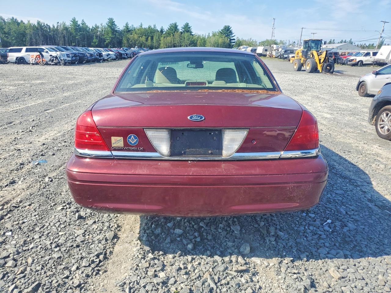 2006 Ford Crown Victoria Lx Red vin: 2FAFP74W66X163250