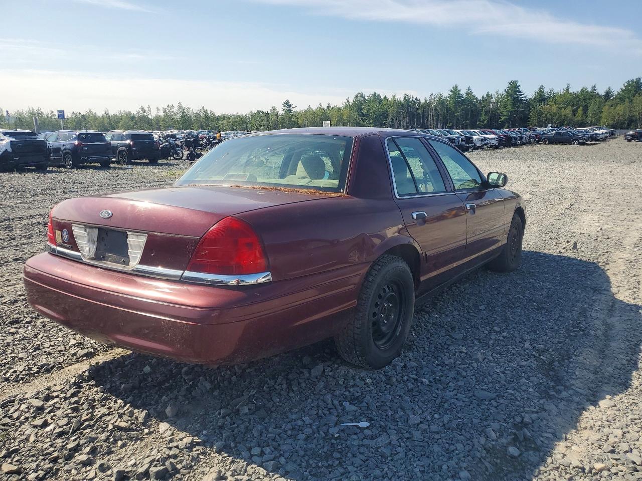 2006 Ford Crown Victoria Lx Red vin: 2FAFP74W66X163250