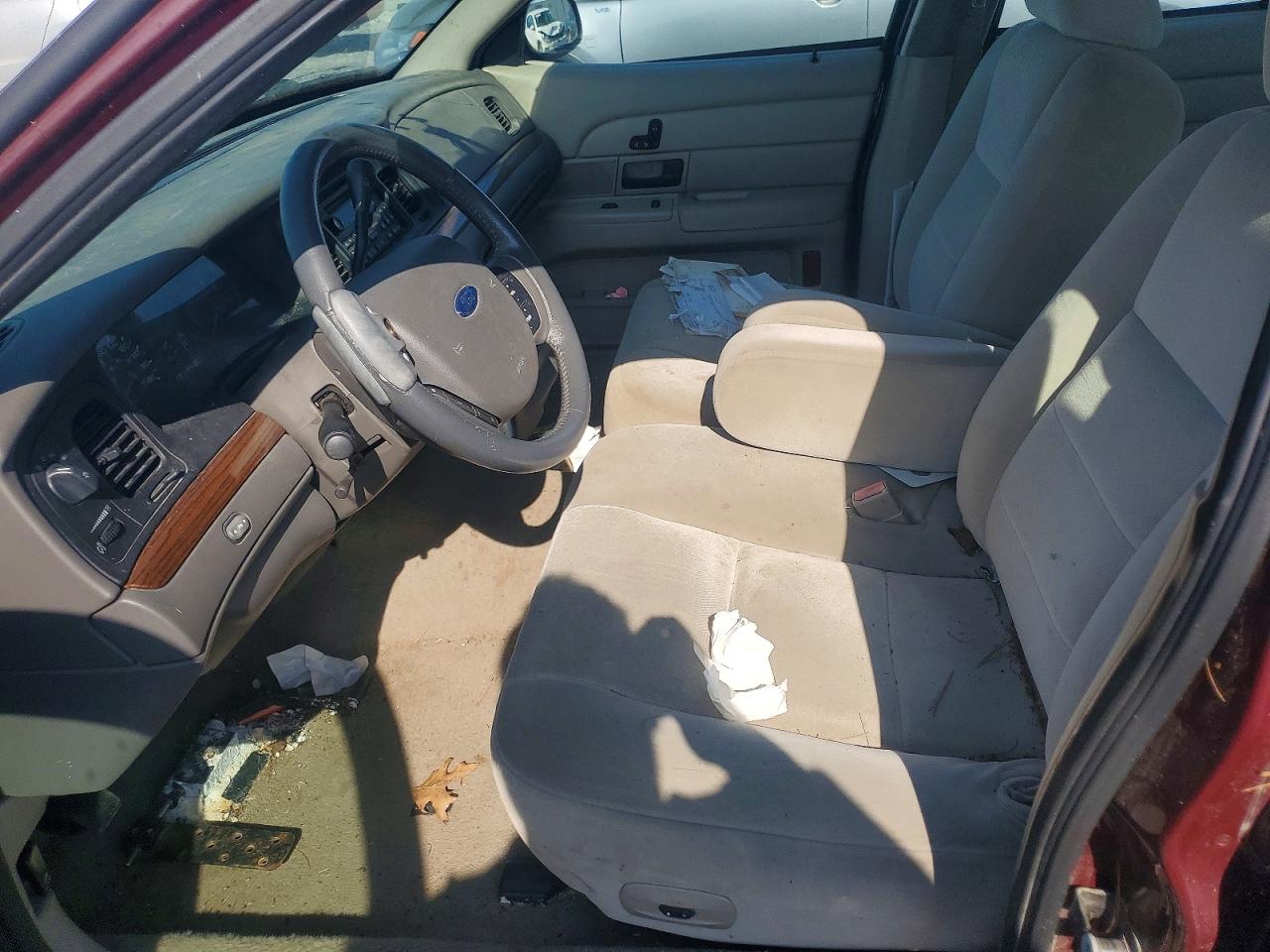 2006 Ford Crown Victoria Lx Red vin: 2FAFP74W66X163250