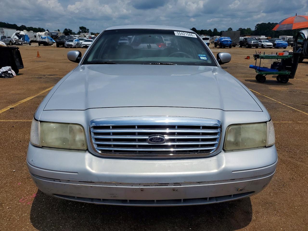 1999 Ford Crown Victoria Lx Silver vin: 2FAFP74W6XX231841