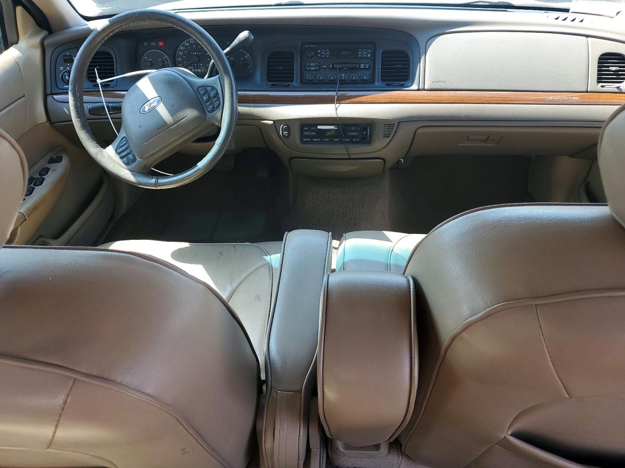 2002 Ford Crown Victoria Lx Beige vin: 2FAFP74W72X131286