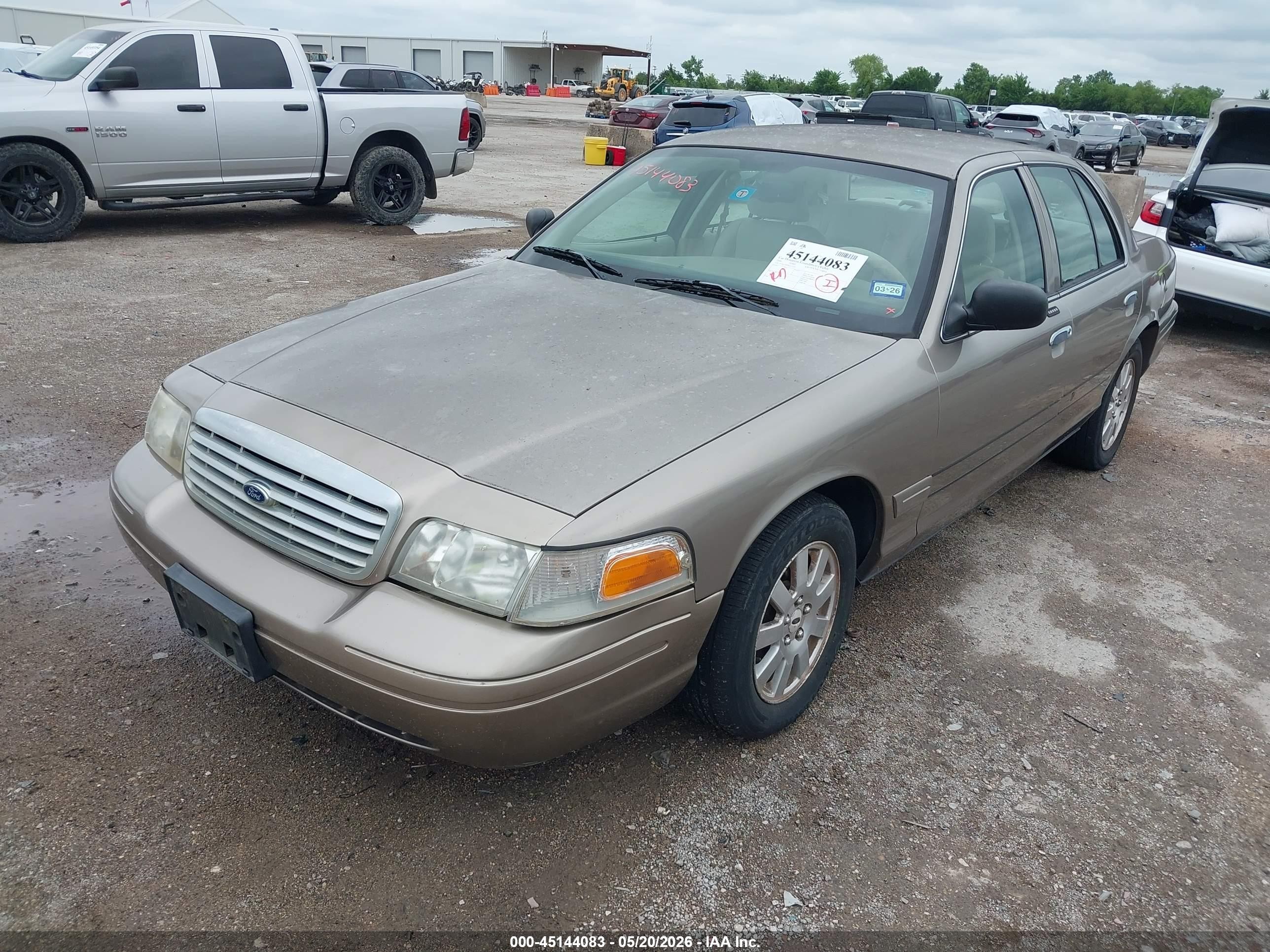 2006 Ford Crown Victoria Lx/lx Sport Gold vin: 2FAFP74W86X132355