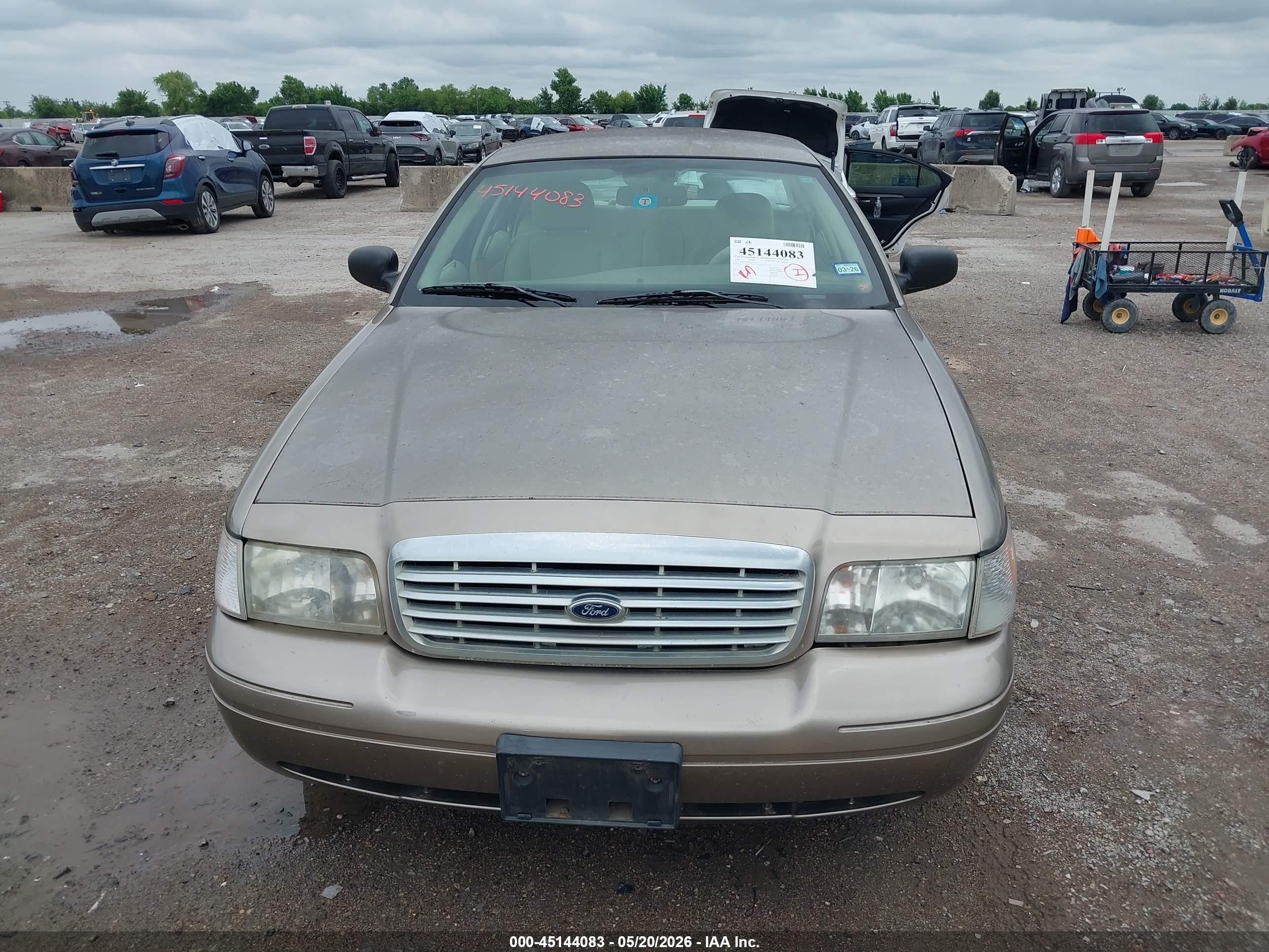 2006 Ford Crown Victoria Lx/lx Sport Gold vin: 2FAFP74W86X132355