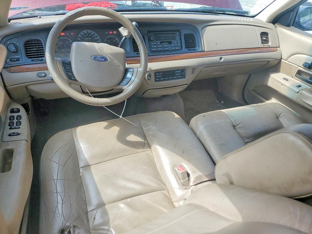 2005 Ford Crown Victoria Lx Burgundy vin: 2FAFP74W95X135974