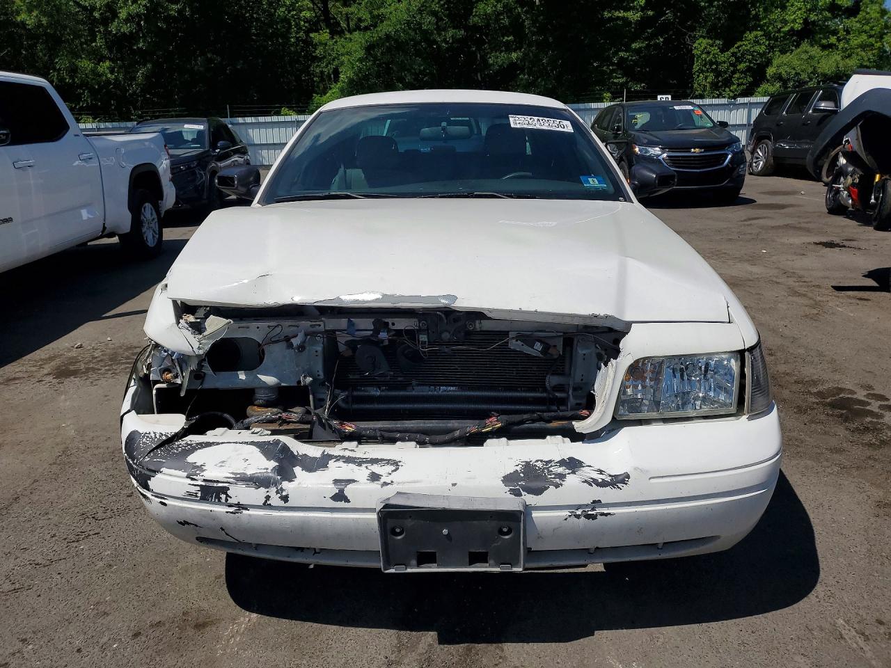 2008 Ford Crown Victoria Police Interceptor White vin: 2FAHP71V08X109420