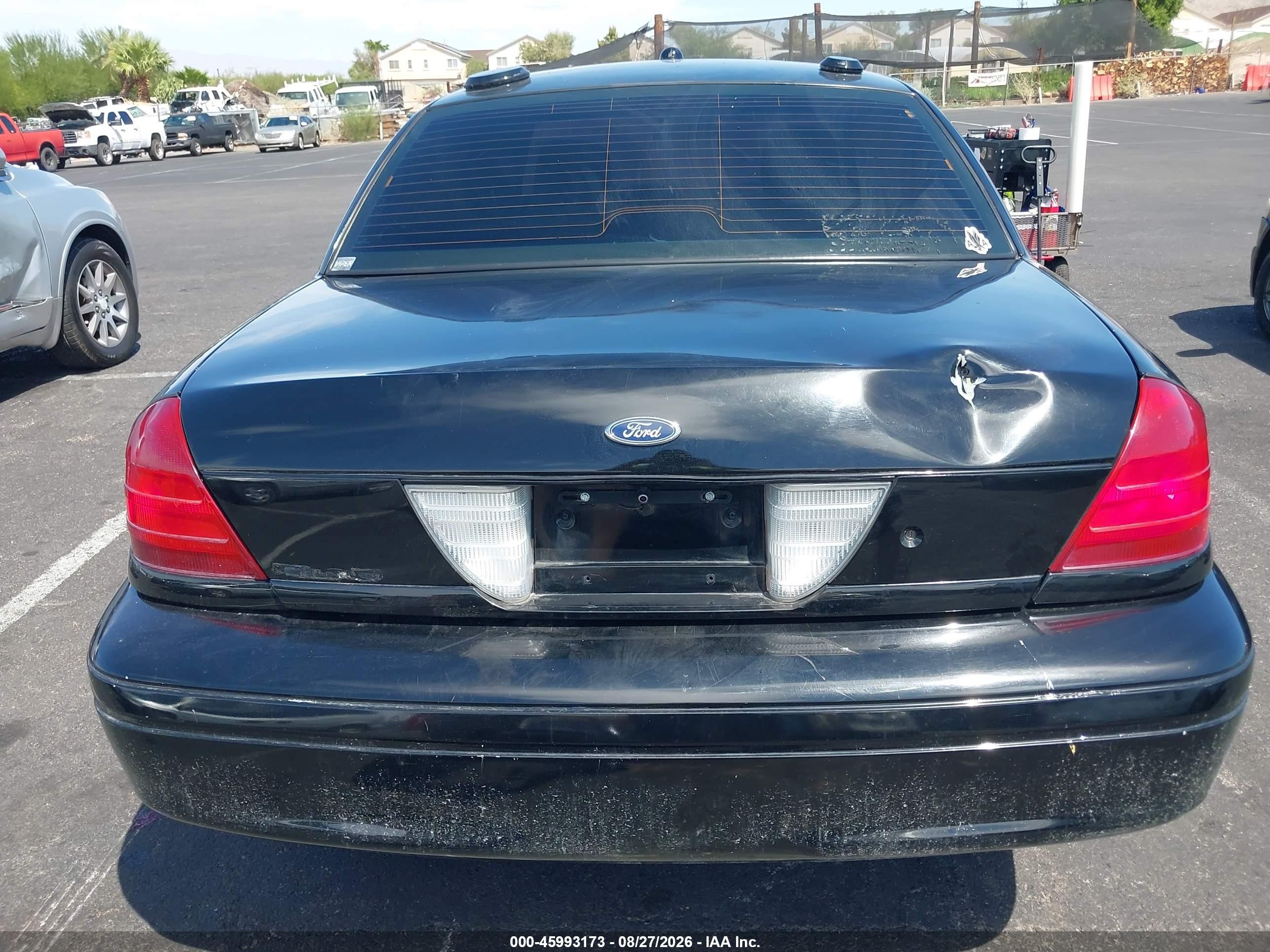 2008 Ford Crown Victoria Police/police Interceptor Black vin: 2FAHP71V08X139162