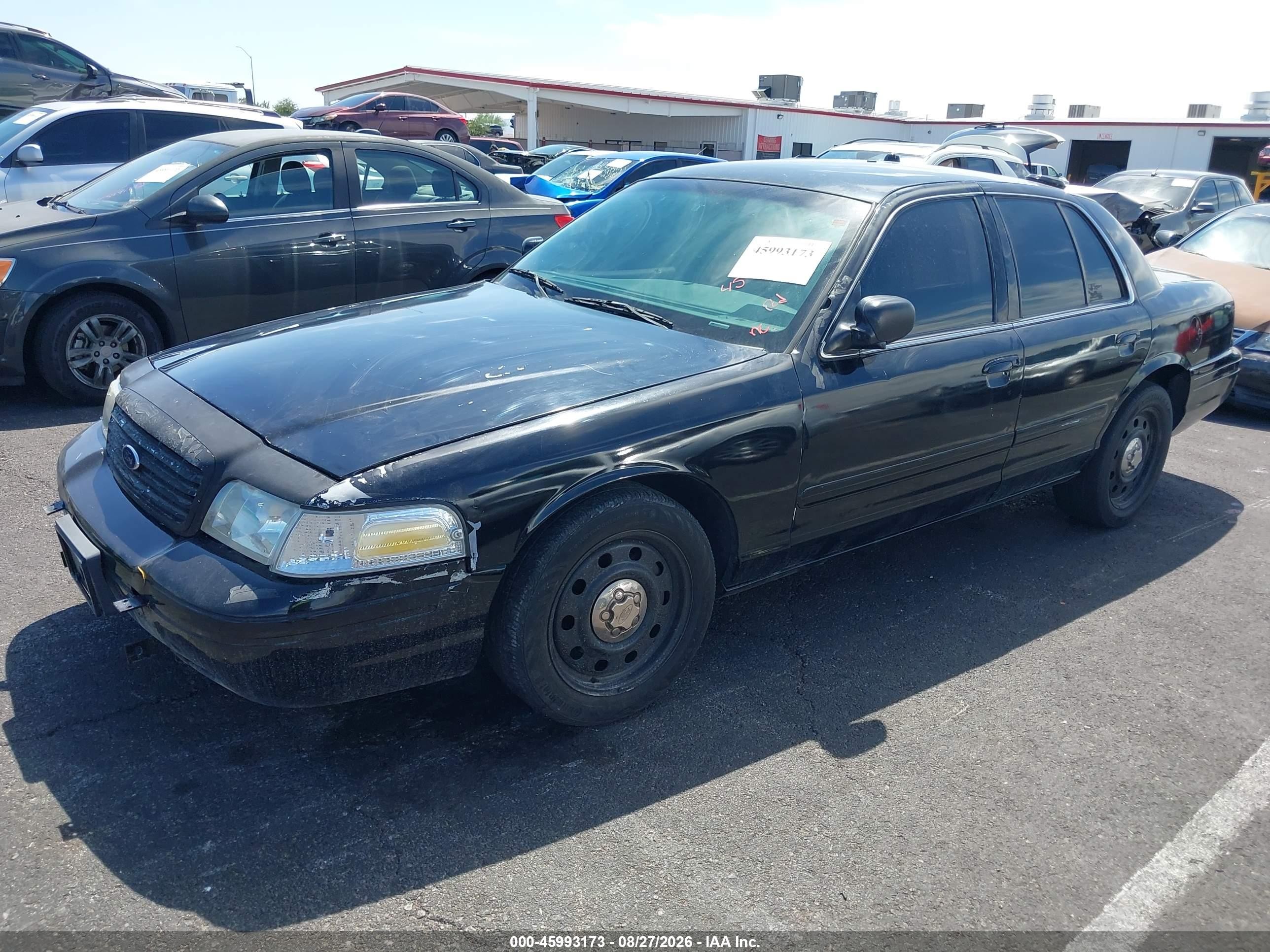 2008 Ford Crown Victoria Police/police Interceptor Black vin: 2FAHP71V08X139162