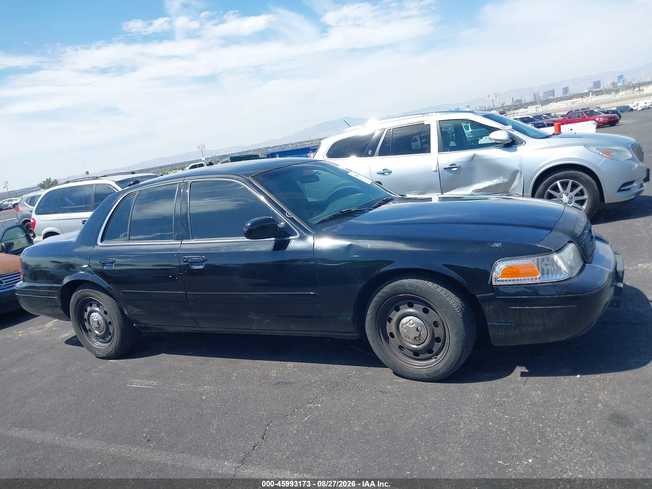 2008 Ford Crown Victoria Police/police Interceptor Black vin: 2FAHP71V08X139162