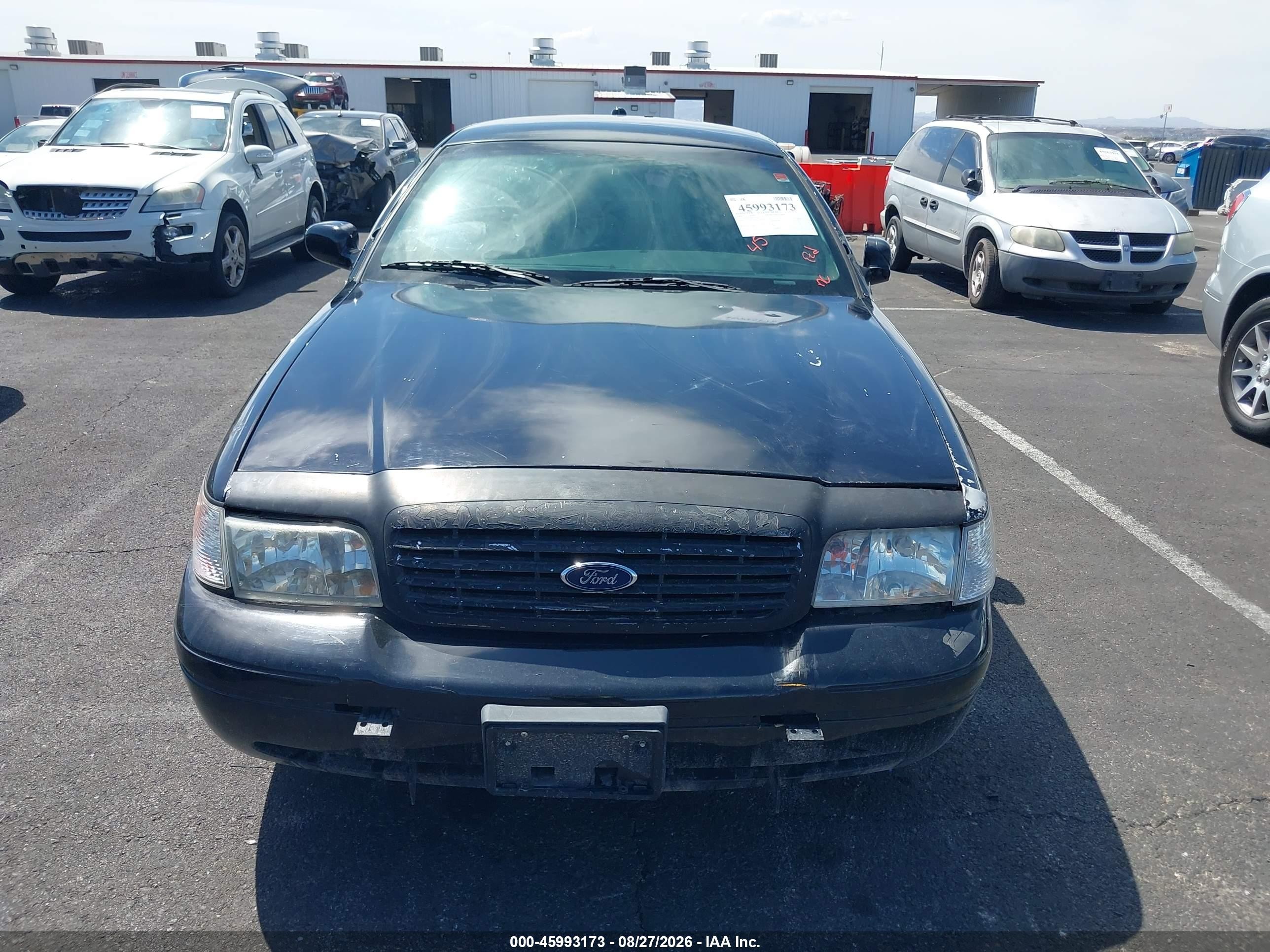 2008 Ford Crown Victoria Police/police Interceptor Black vin: 2FAHP71V08X139162