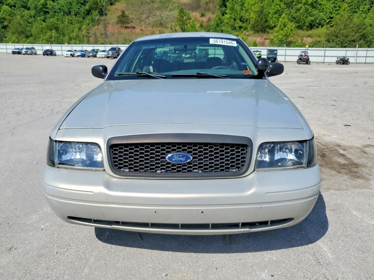 2009 Ford Crown Victoria Police Interceptor Beige vin: 2FAHP71V09X122752
