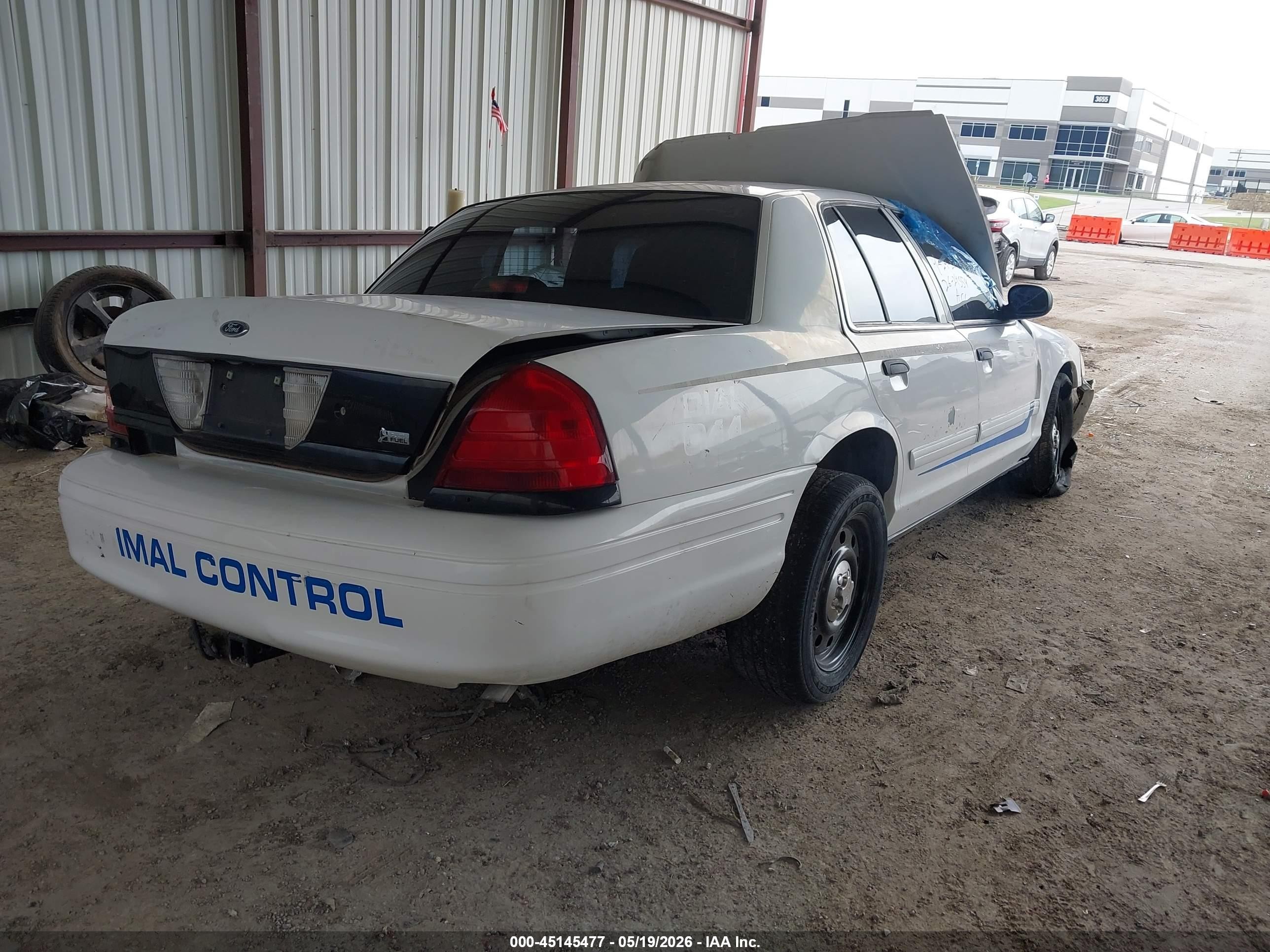 2009 Ford Crown Victoria Police/police Interceptor White vin: 2FAHP71V39X114872