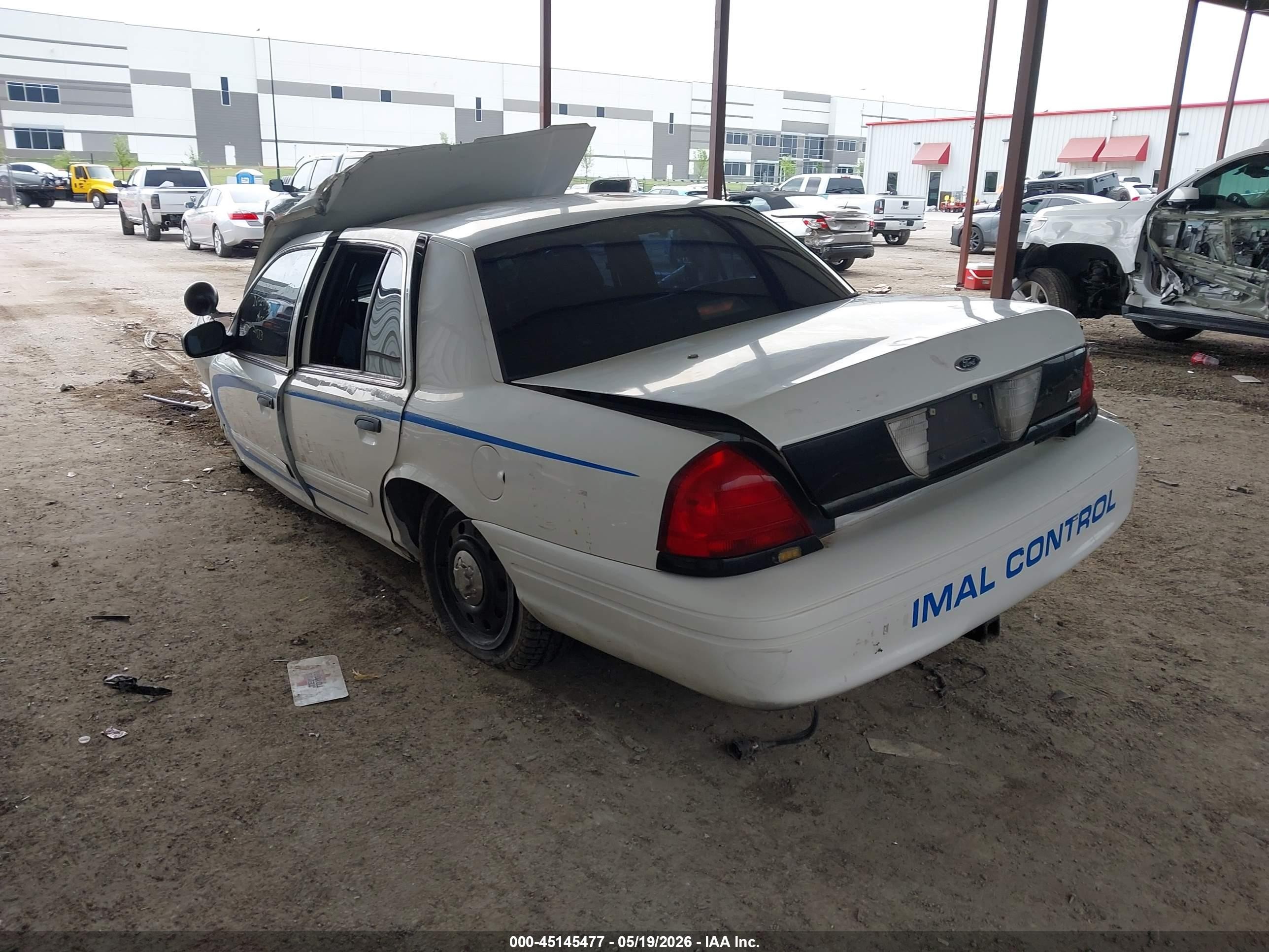 2009 Ford Crown Victoria Police/police Interceptor White vin: 2FAHP71V39X114872