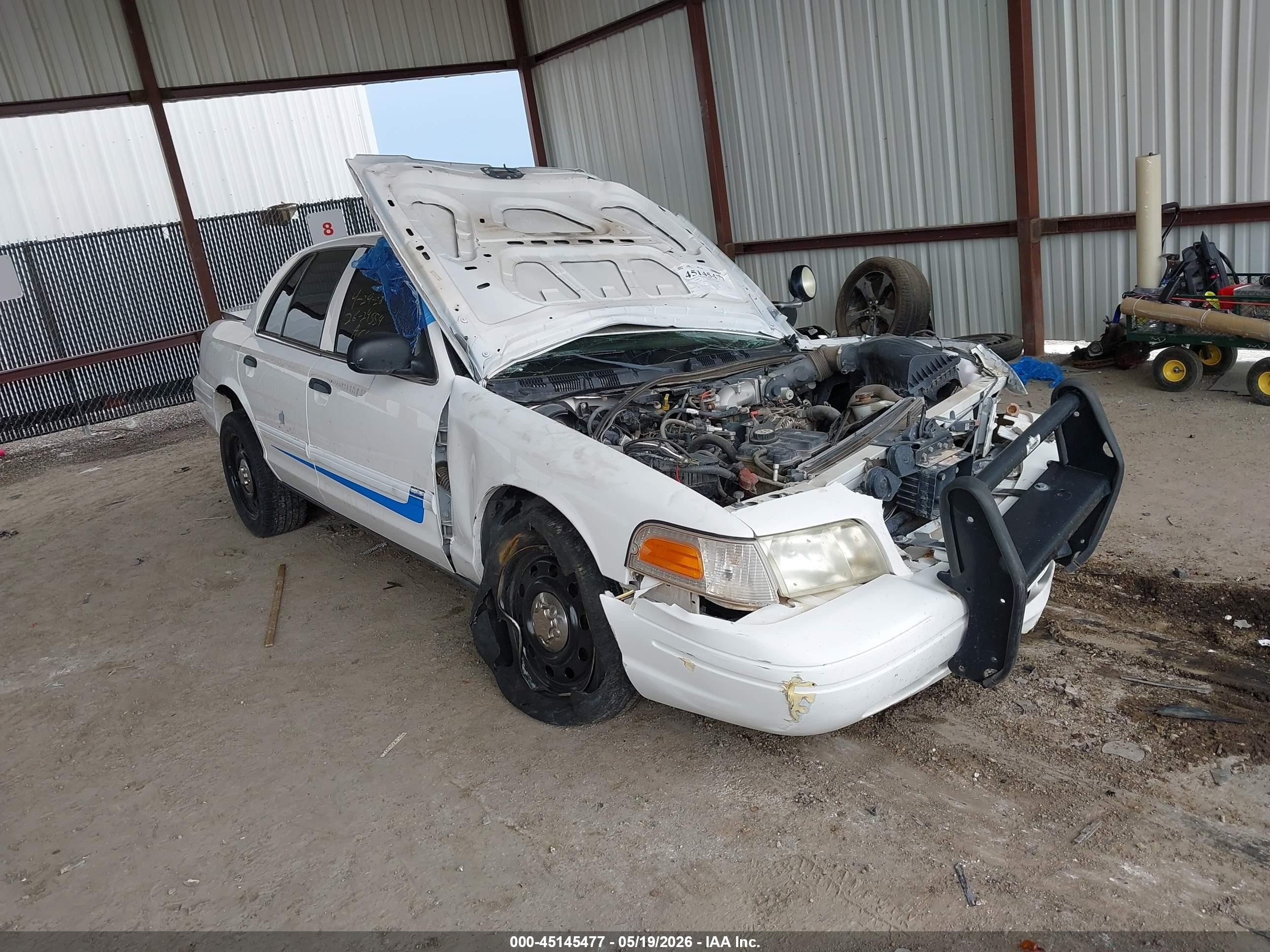 2009 Ford Crown Victoria Police/police Interceptor White vin: 2FAHP71V39X114872