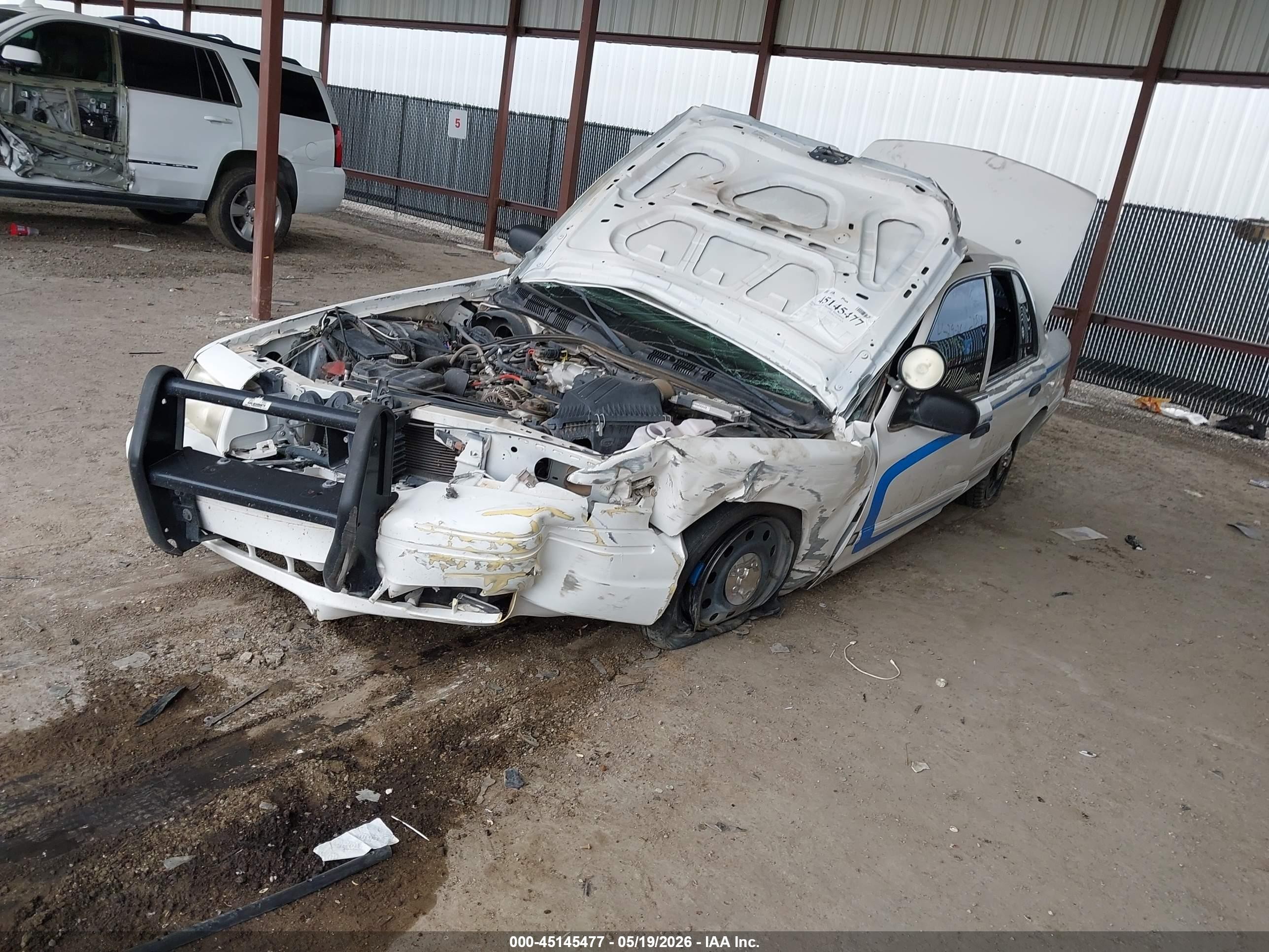 2009 Ford Crown Victoria Police/police Interceptor White vin: 2FAHP71V39X114872