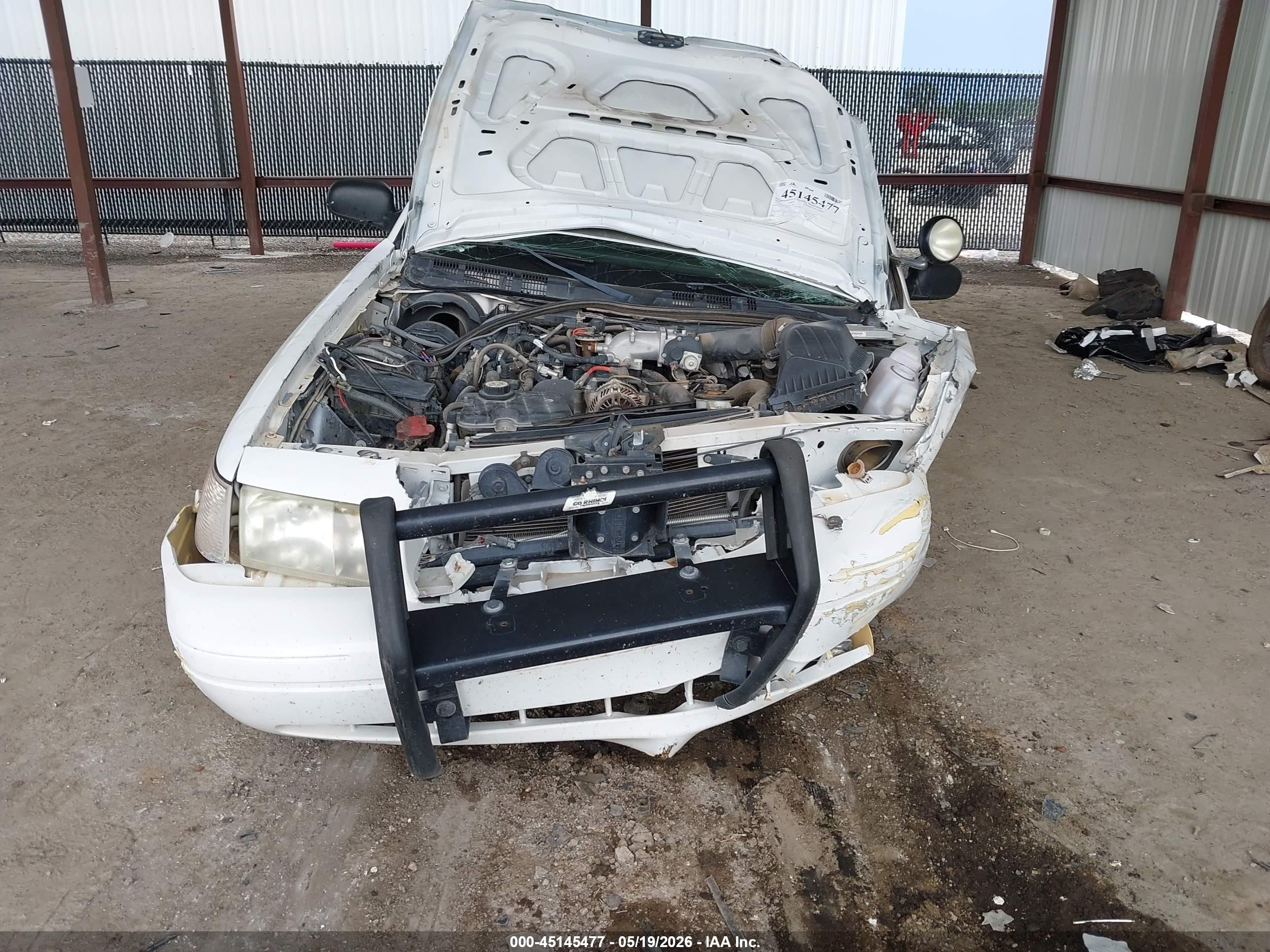 2009 Ford Crown Victoria Police/police Interceptor White vin: 2FAHP71V39X114872
