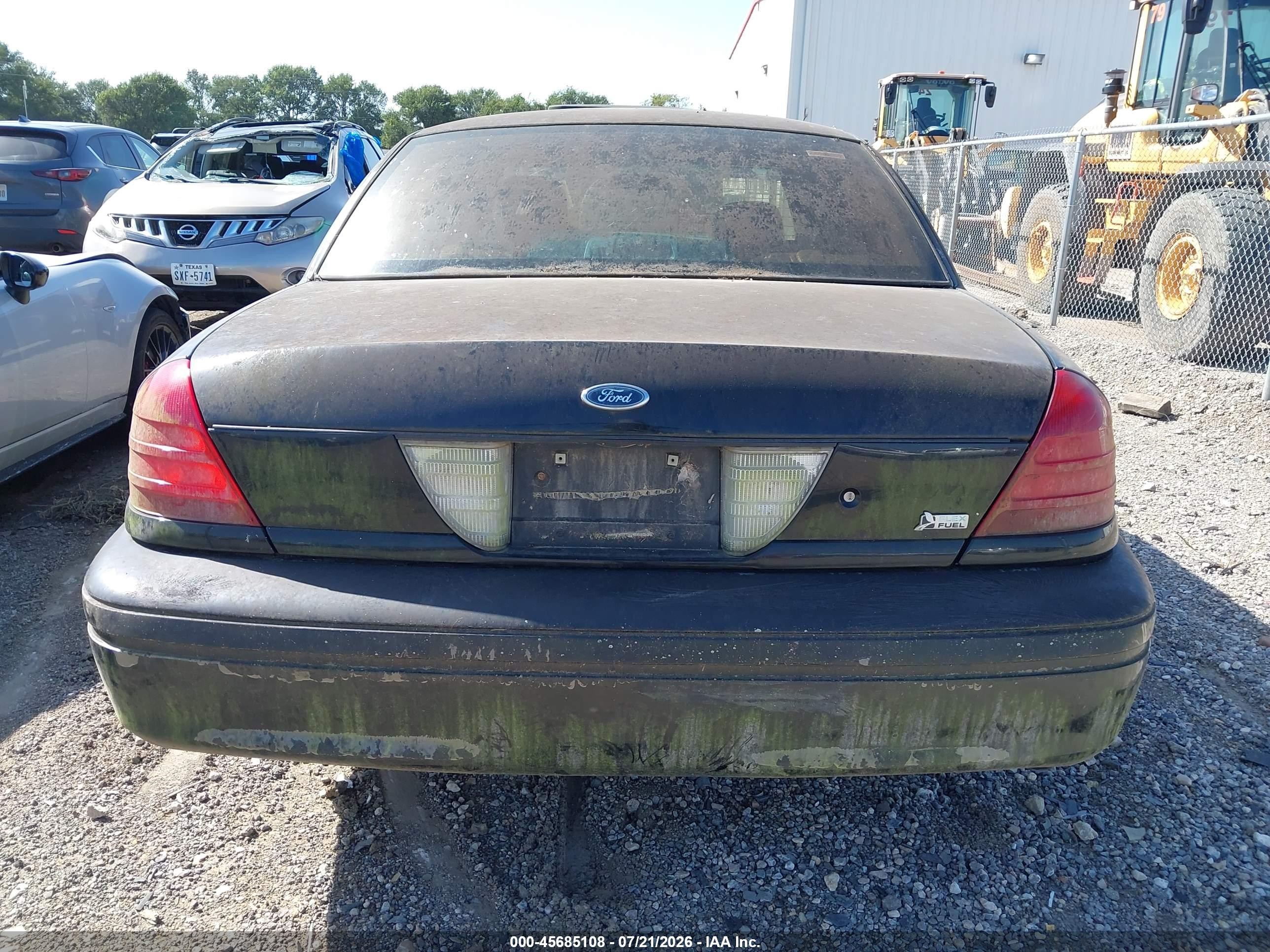 2009 Ford Crown Victoria Police/police Interceptor Black vin: 2FAHP71V39X137293