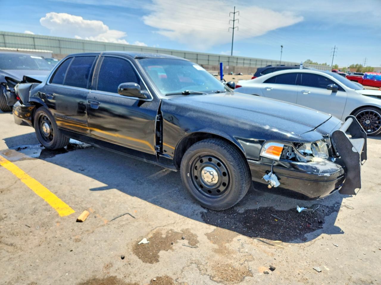 2009 Ford Crown Victoria Police Interceptor Black vin: 2FAHP71V59X122844