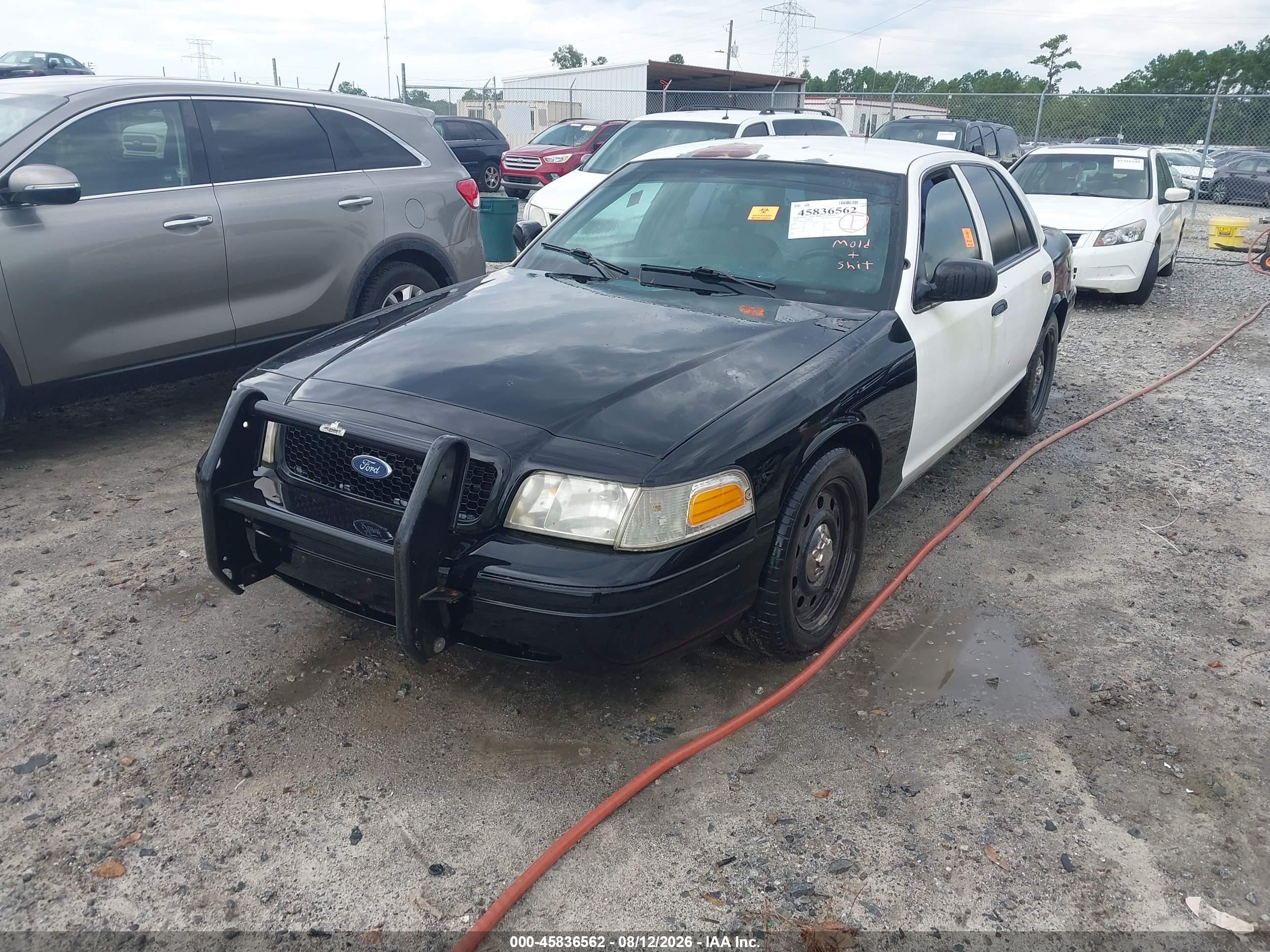 2009 Ford Crown Victoria Police Interceptor Black vin: 2FAHP71V69X141094