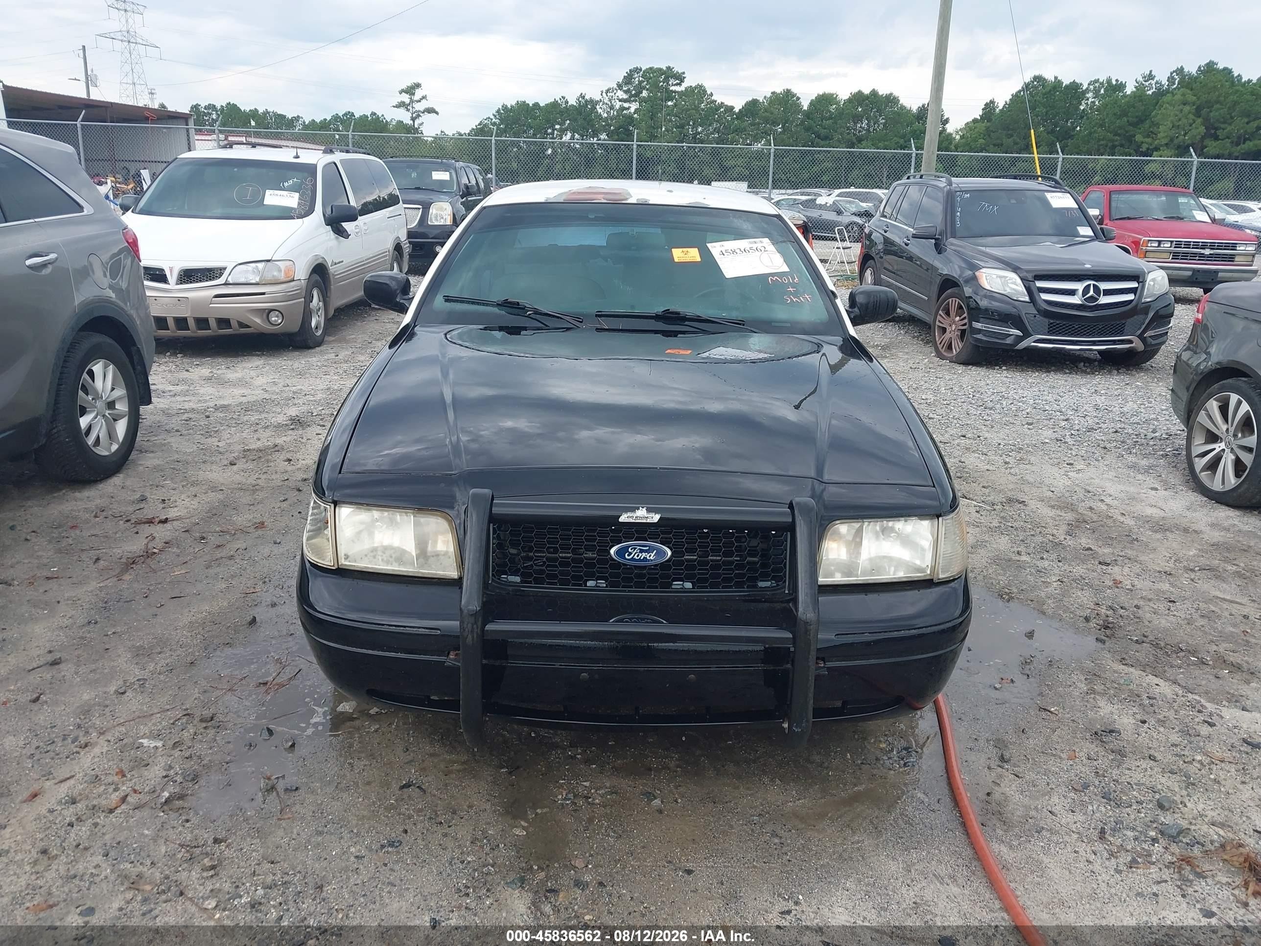 2009 Ford Crown Victoria Police Interceptor Black vin: 2FAHP71V69X141094