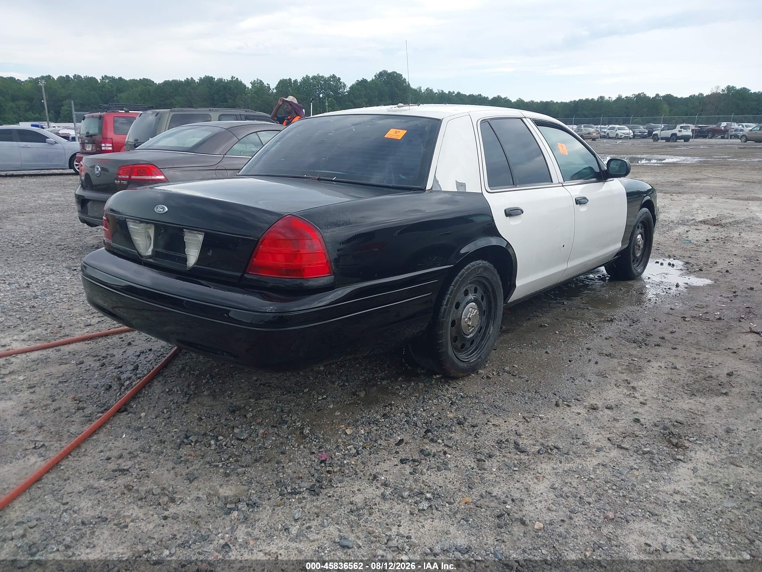 2009 Ford Crown Victoria Police Interceptor Black vin: 2FAHP71V69X141094