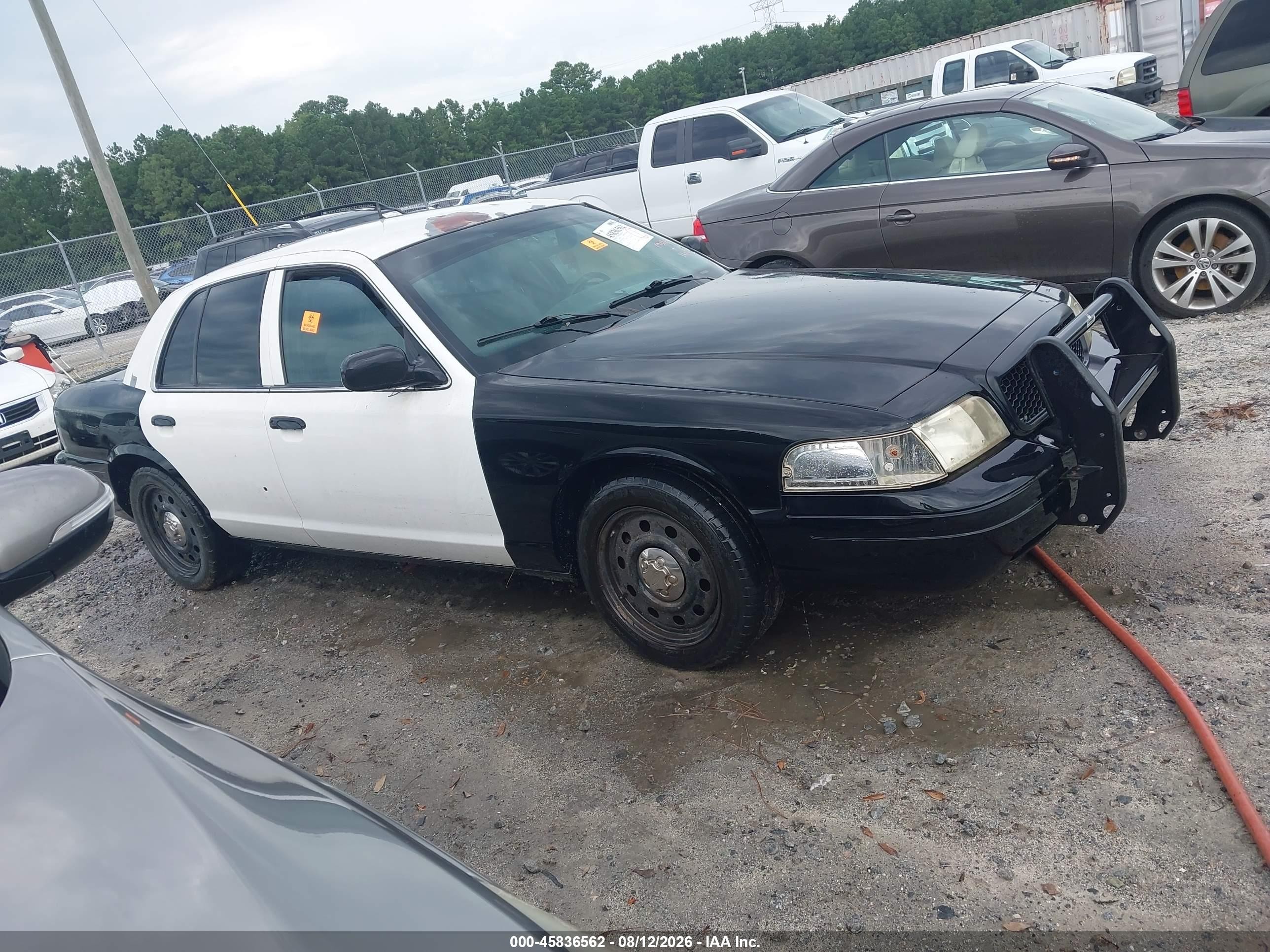 2009 Ford Crown Victoria Police Interceptor Black vin: 2FAHP71V69X141094