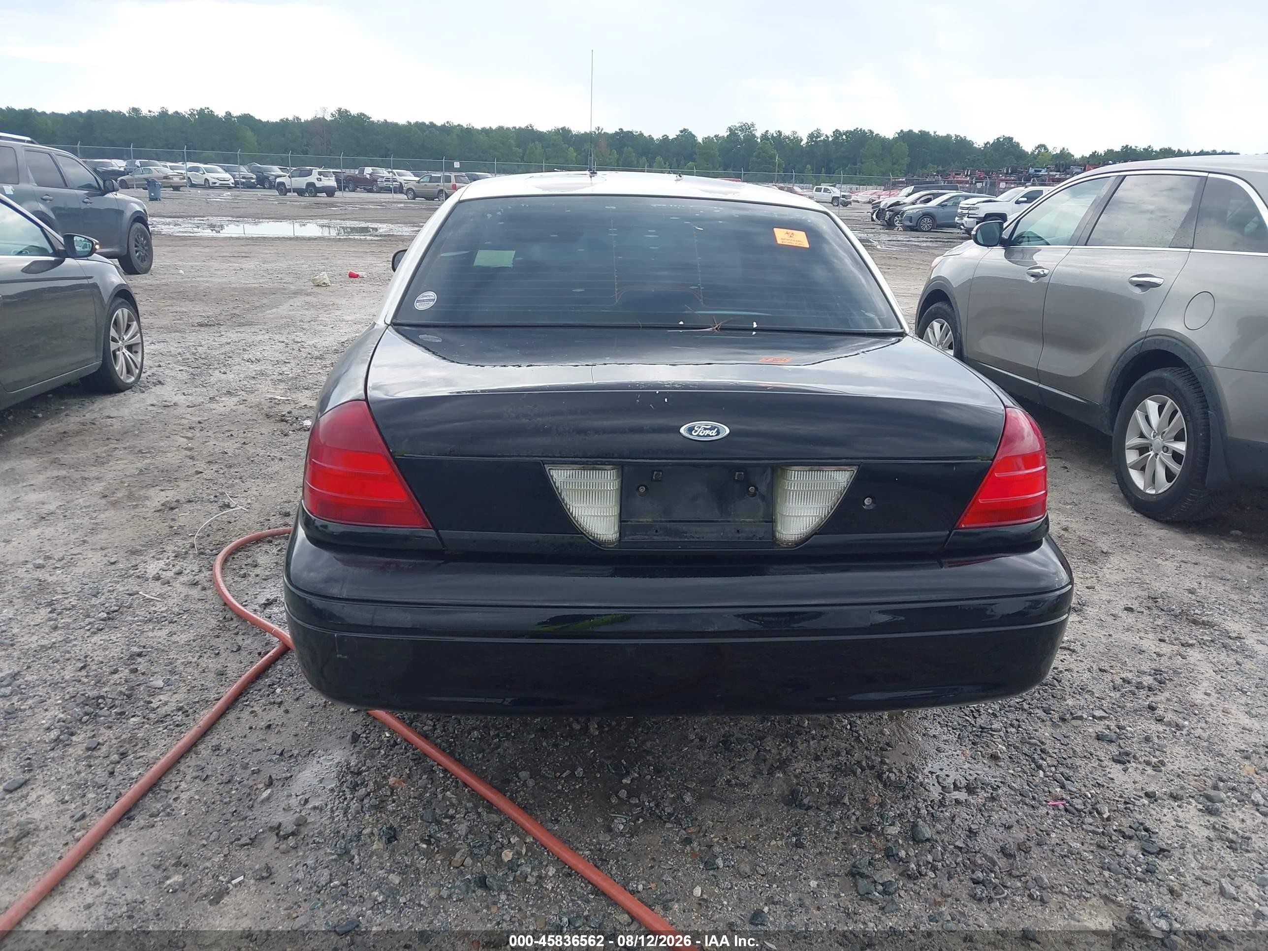 2009 Ford Crown Victoria Police Interceptor Black vin: 2FAHP71V69X141094