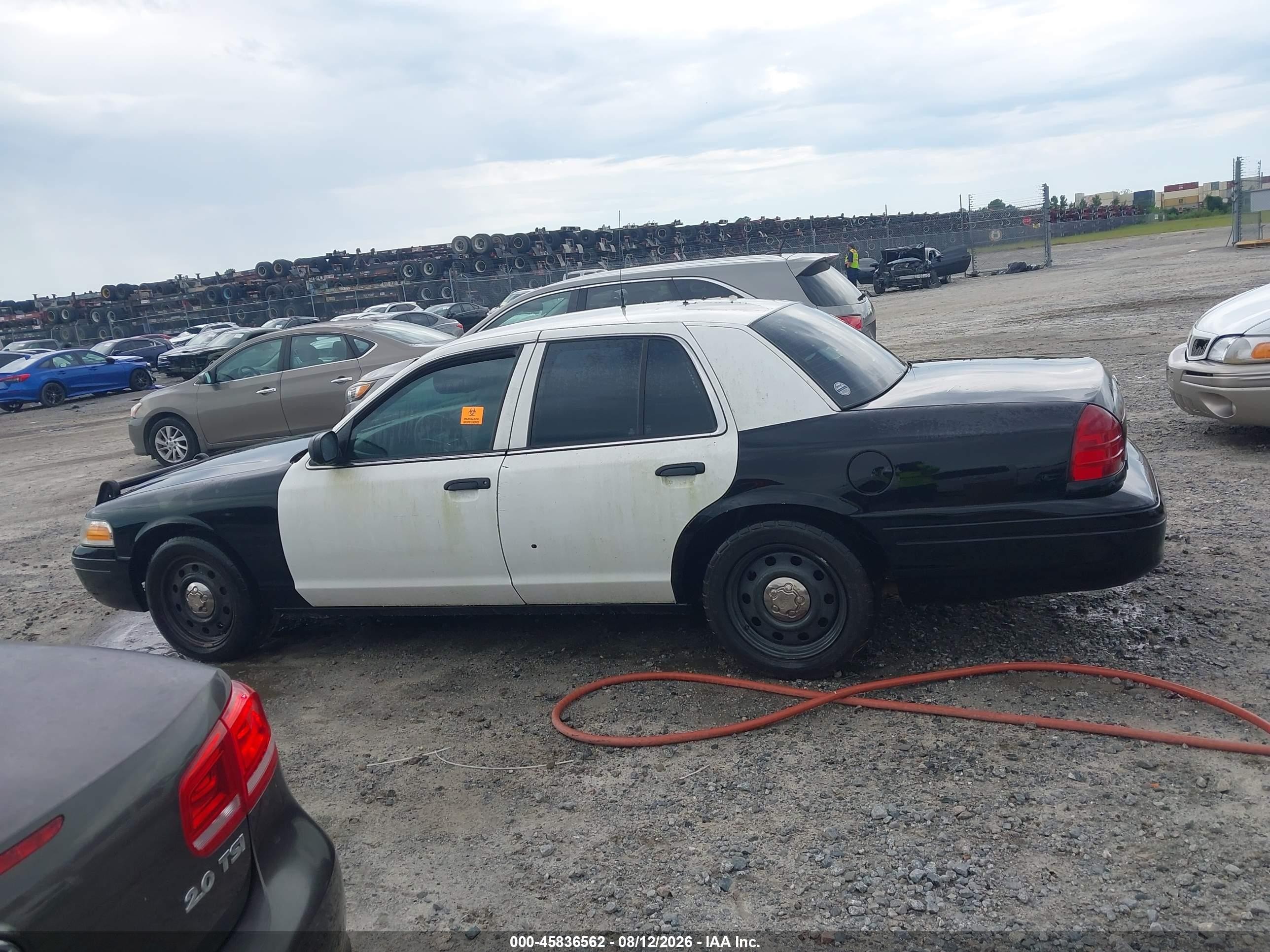 2009 Ford Crown Victoria Police Interceptor Black vin: 2FAHP71V69X141094