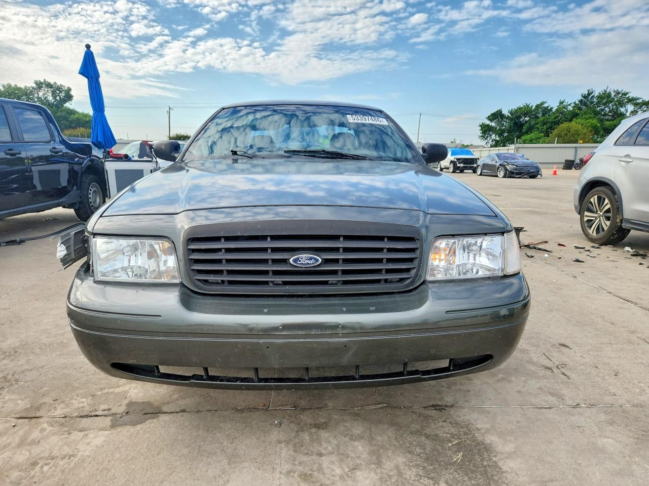 2009 Ford Crown Victoria Police Interceptor Gray vin: 2FAHP71V69X141192