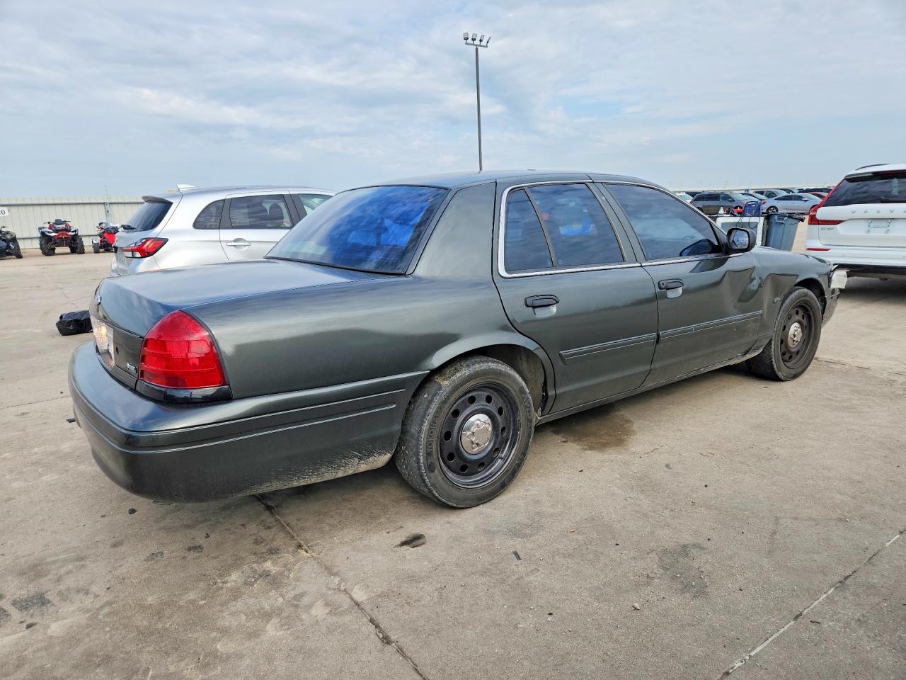 2009 Ford Crown Victoria Police Interceptor Gray vin: 2FAHP71V69X141192