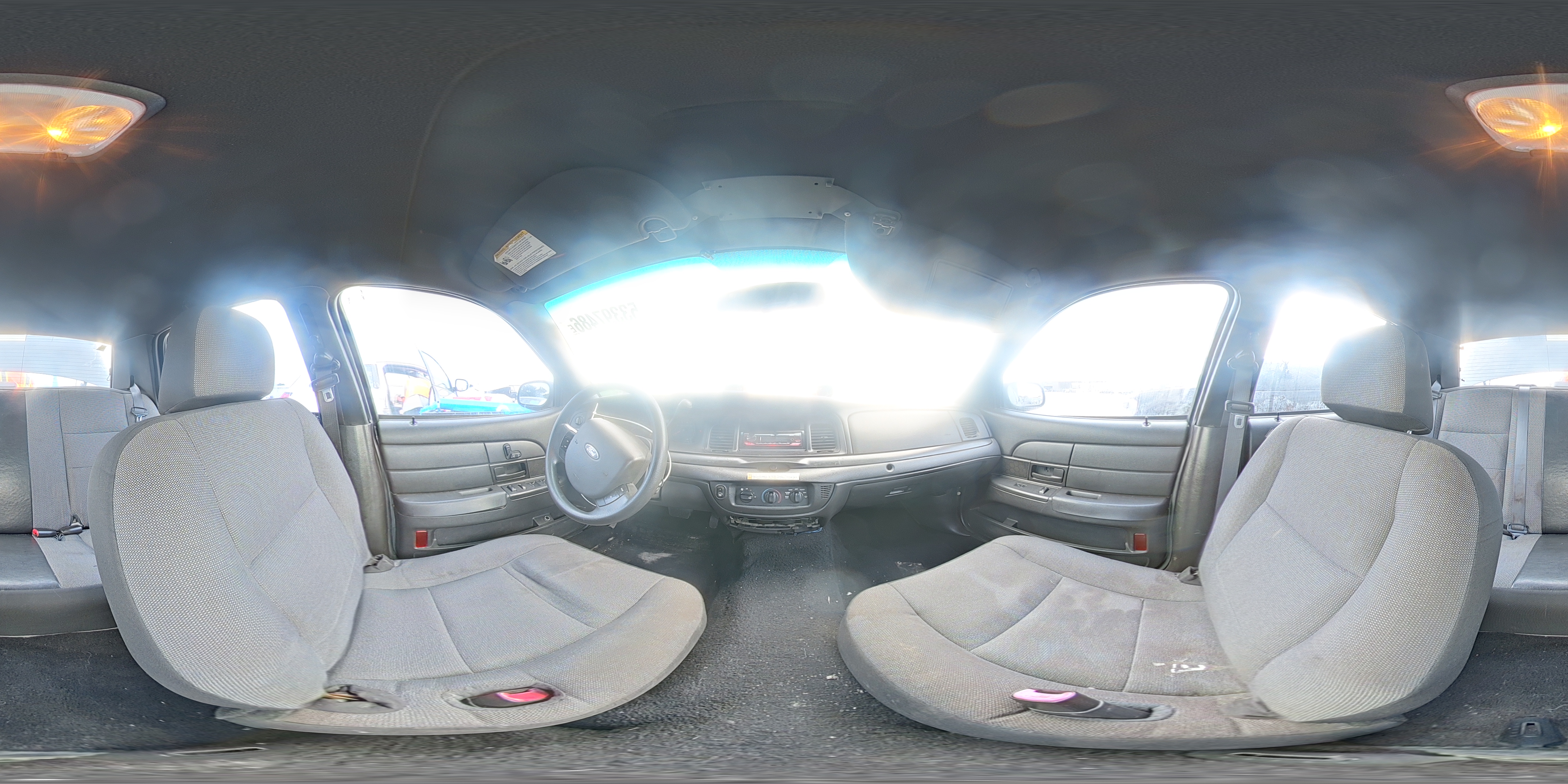 2009 Ford Crown Victoria Police Interceptor Gray vin: 2FAHP71V69X141192