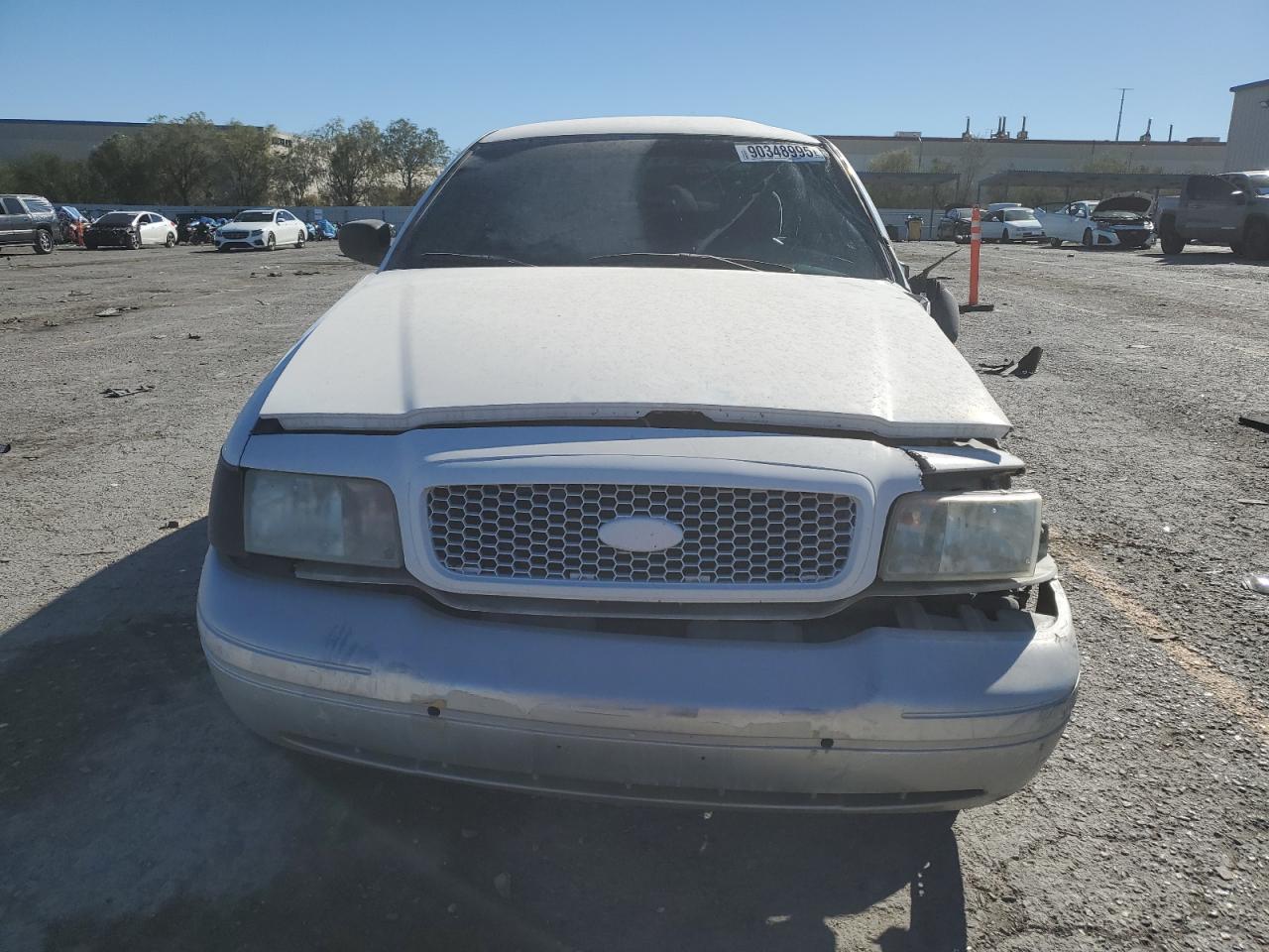 2008 Ford Crown Victoria Police Interceptor White vin: 2FAHP71V78X112346