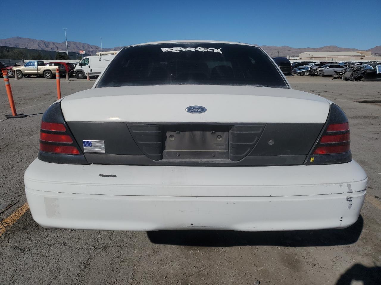 2008 Ford Crown Victoria Police Interceptor White vin: 2FAHP71V78X112346