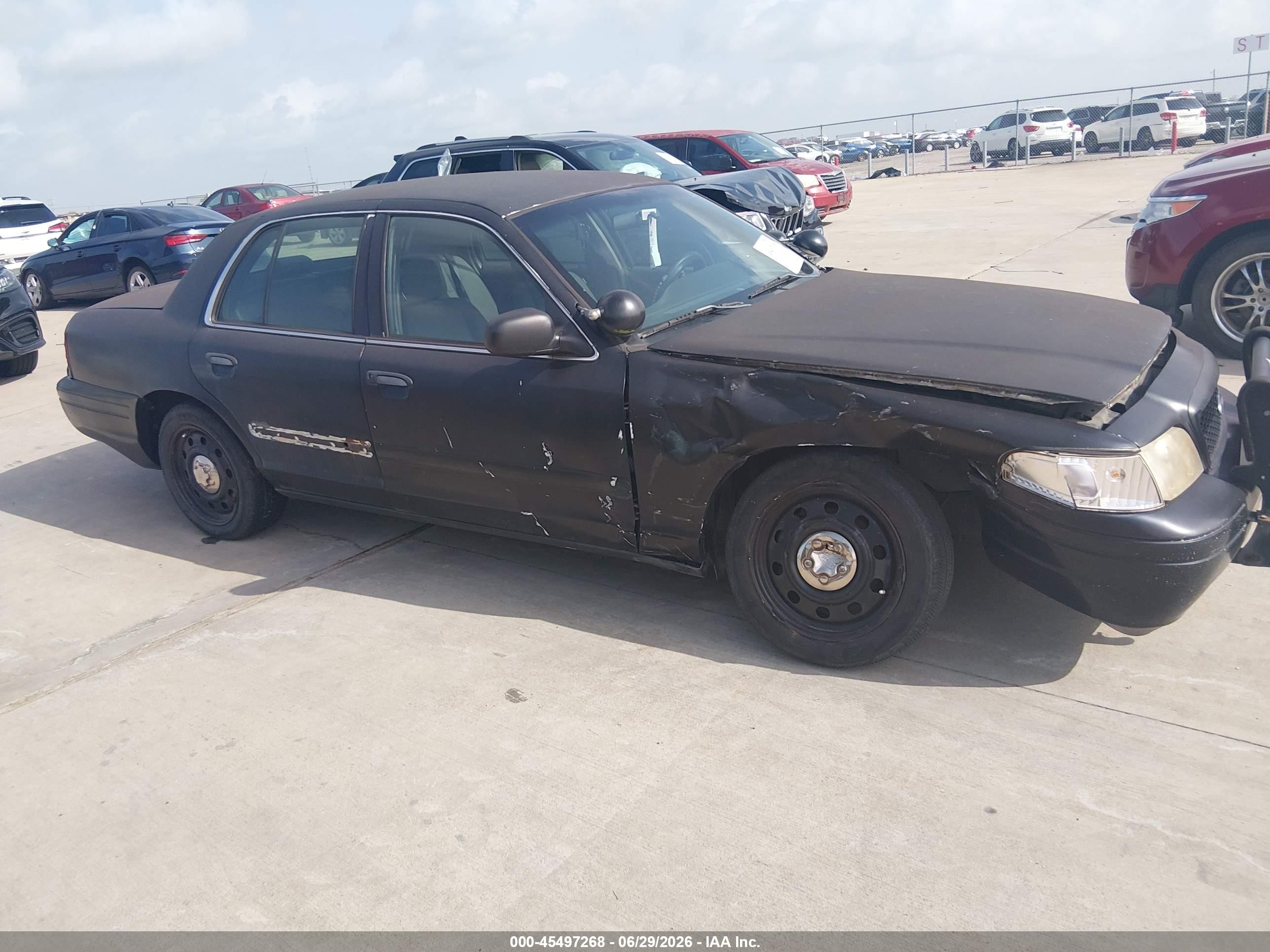 2008 Ford Crown Victoria Police/police Interceptor Black vin: 2FAHP71V78X150479