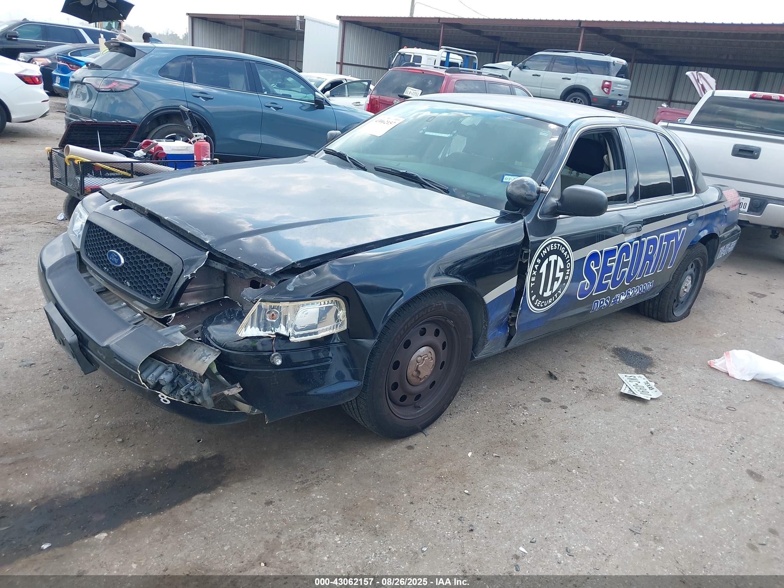 2009 Ford Crown Victoria Police/police Interceptor Черный vin: 2FAHP71V89X120277