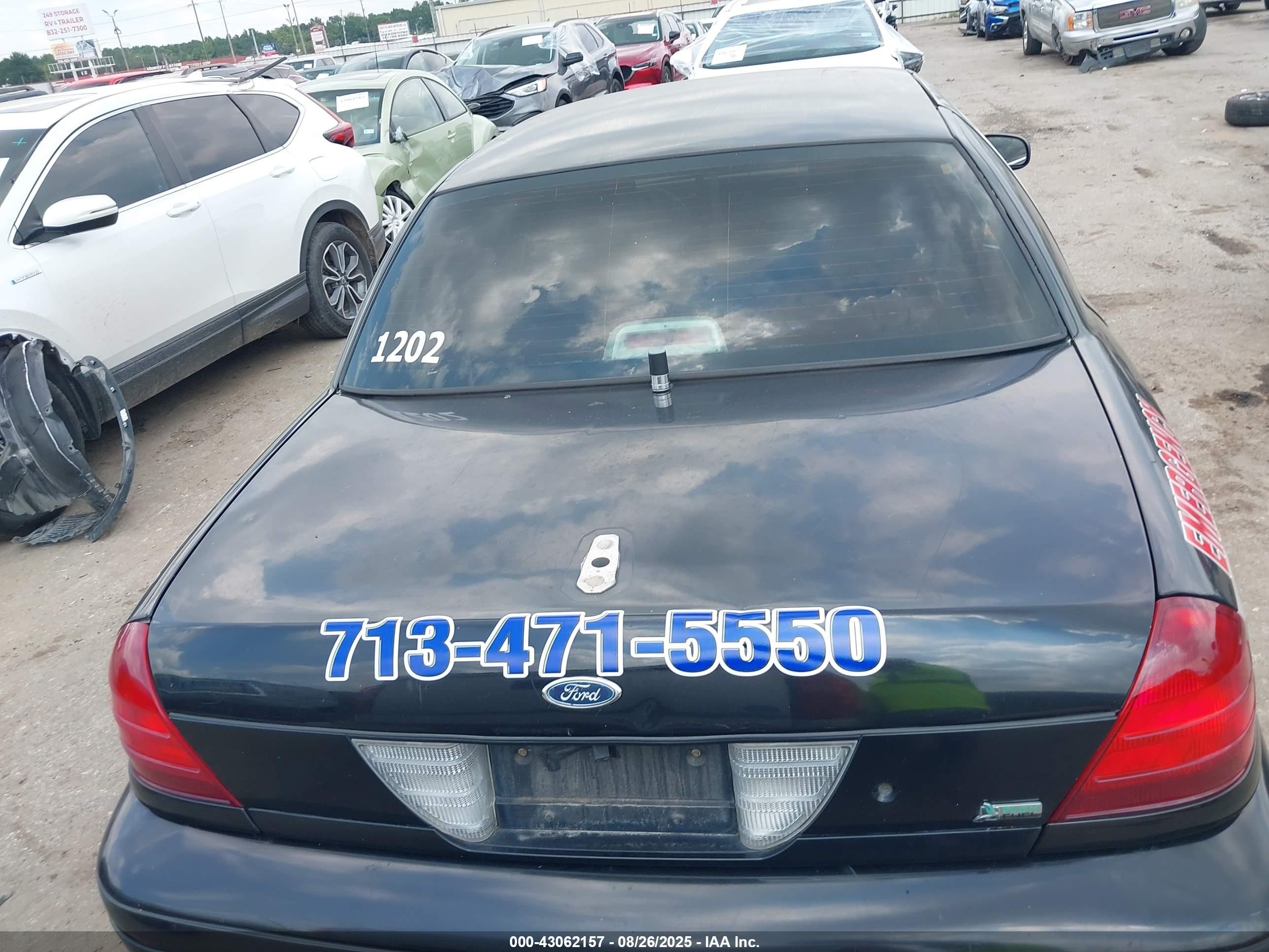 2009 Ford Crown Victoria Police/police Interceptor Черный vin: 2FAHP71V89X120277