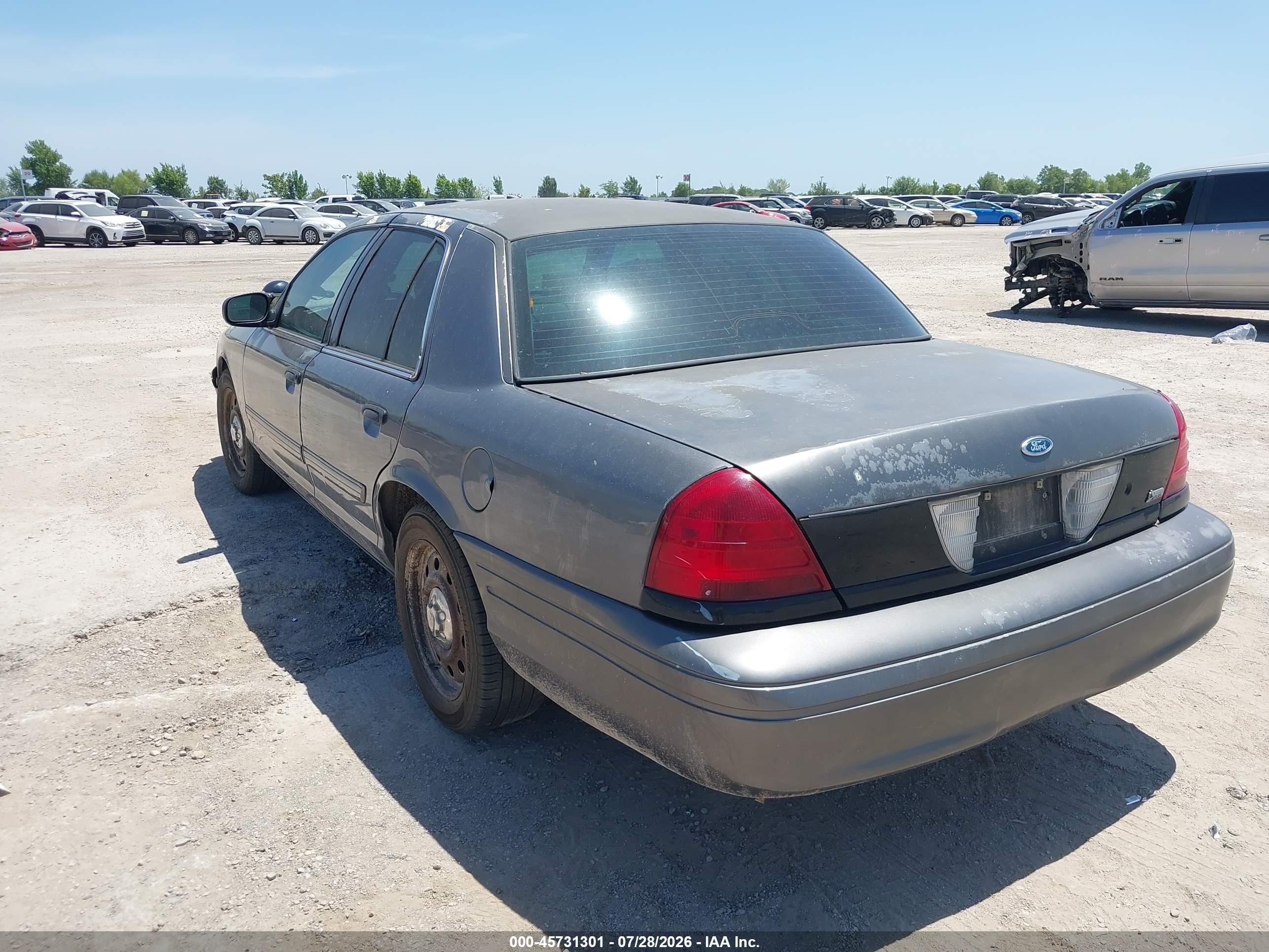 2009 Ford Crown Victoria Police/police Interceptor Gray vin: 2FAHP71V89X126564