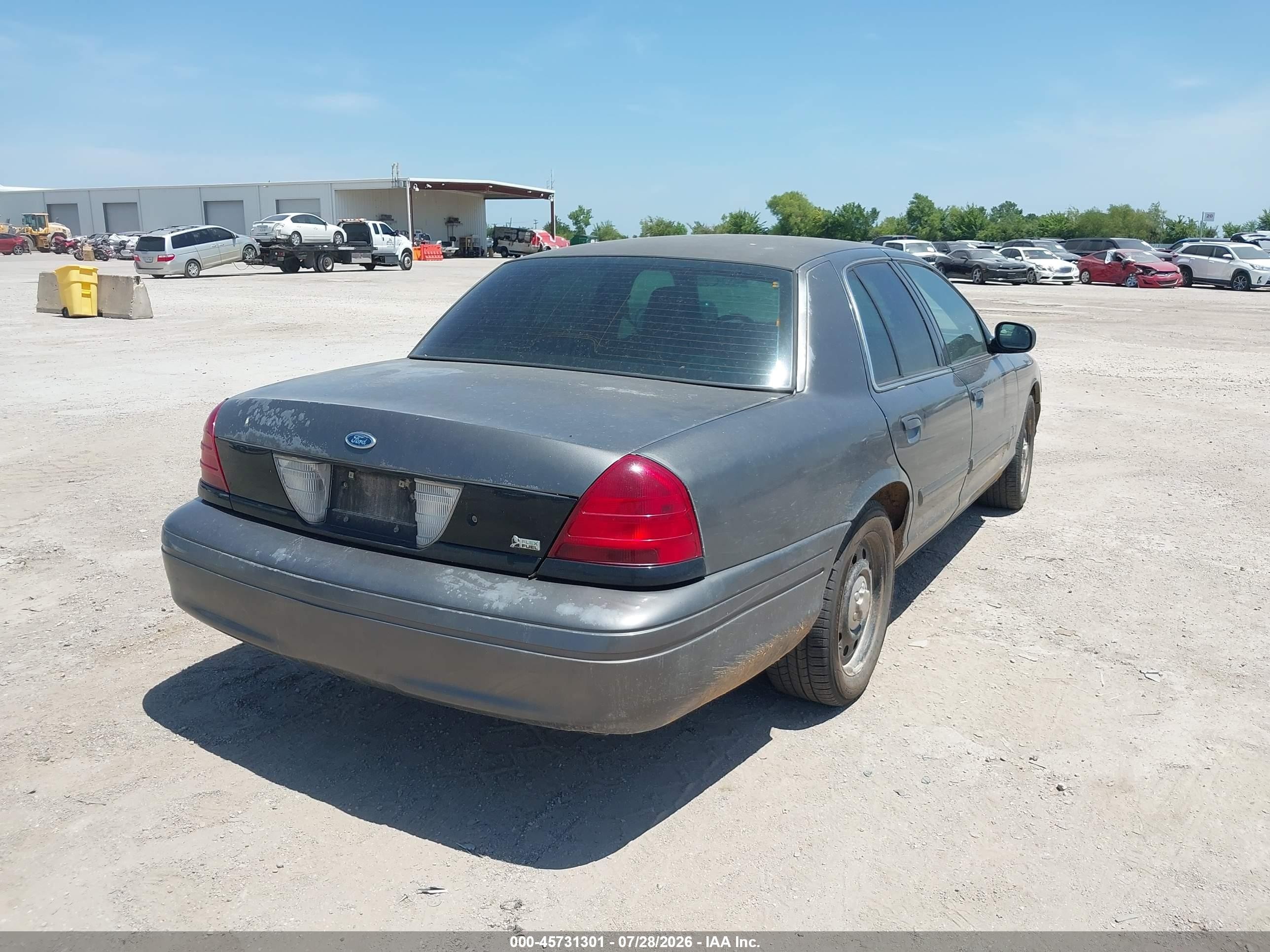 2009 Ford Crown Victoria Police/police Interceptor Gray vin: 2FAHP71V89X126564