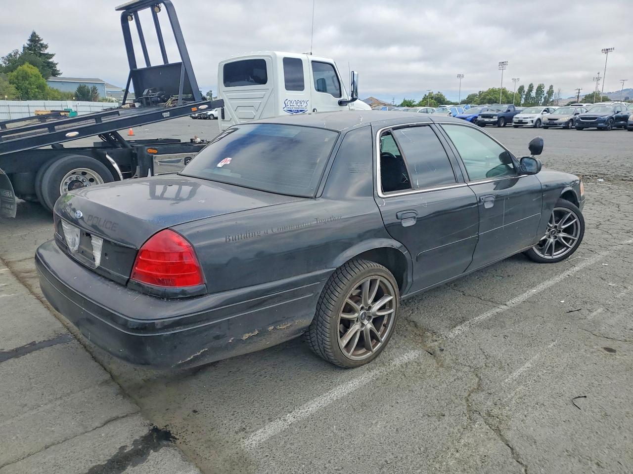 2007 Ford Crown Victoria Police Interceptor Black vin: 2FAHP71W07X125253