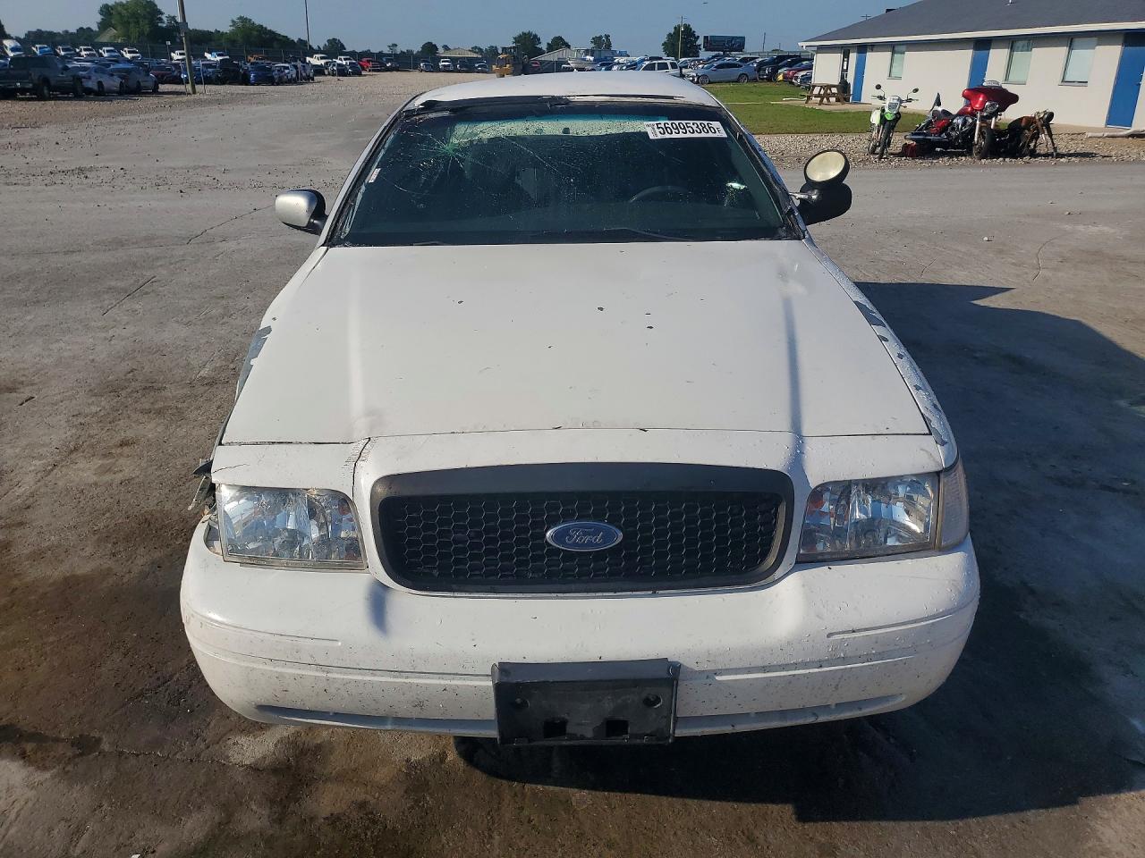 2005 Ford Crown Victoria Police Interceptor White vin: 2FAHP71W15X178217