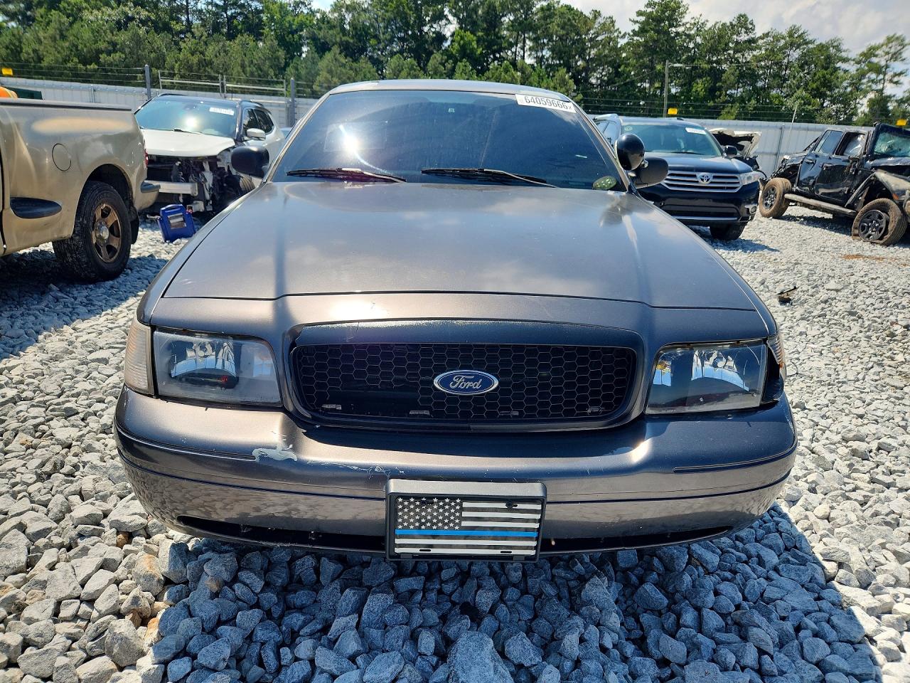 2006 Ford Crown Victoria Police Interceptor Серый vin: 2FAHP71W16X159068