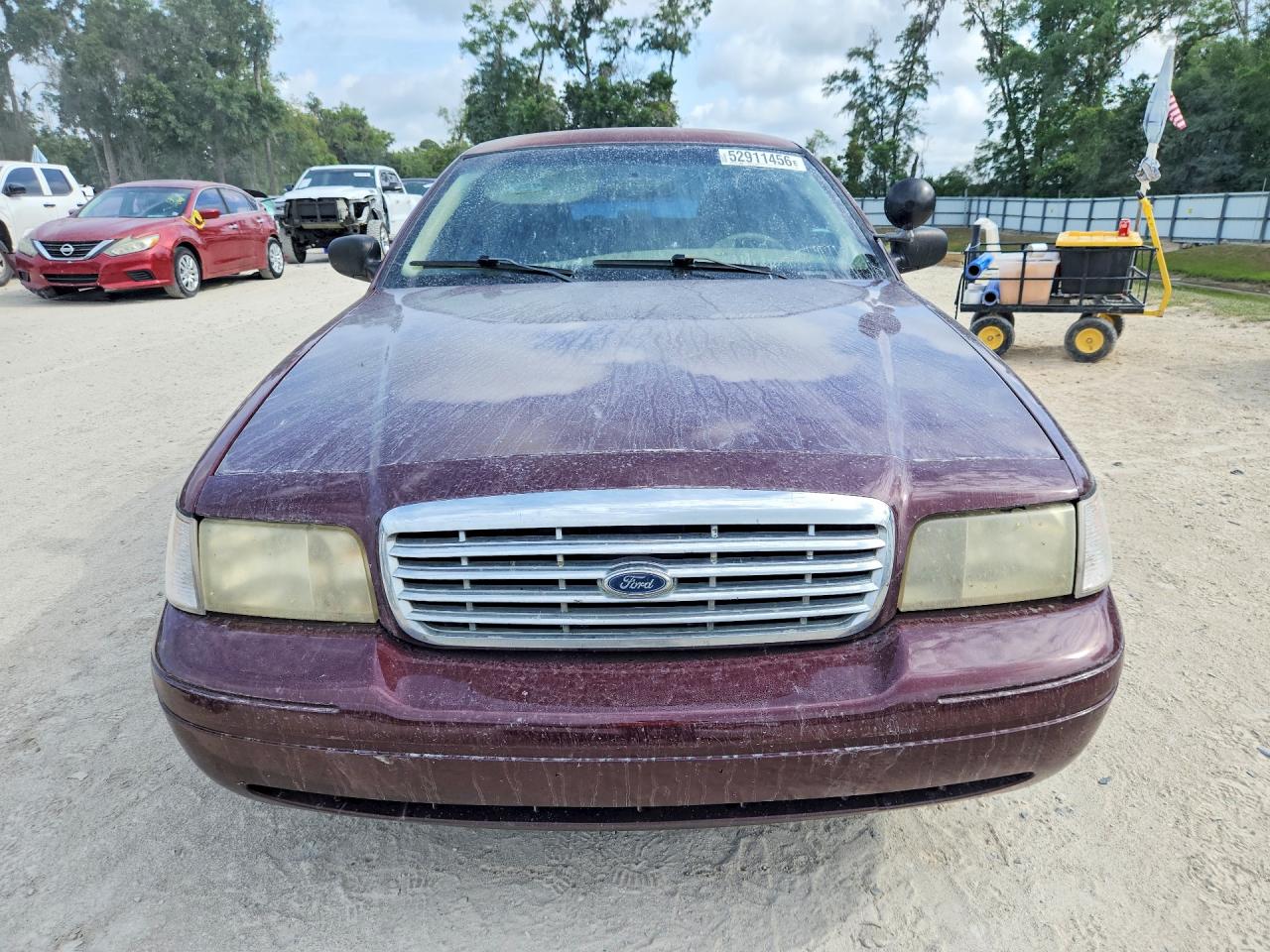 2006 Ford Crown Victoria Police Interceptor Burgundy vin: 2FAHP71W26X151688