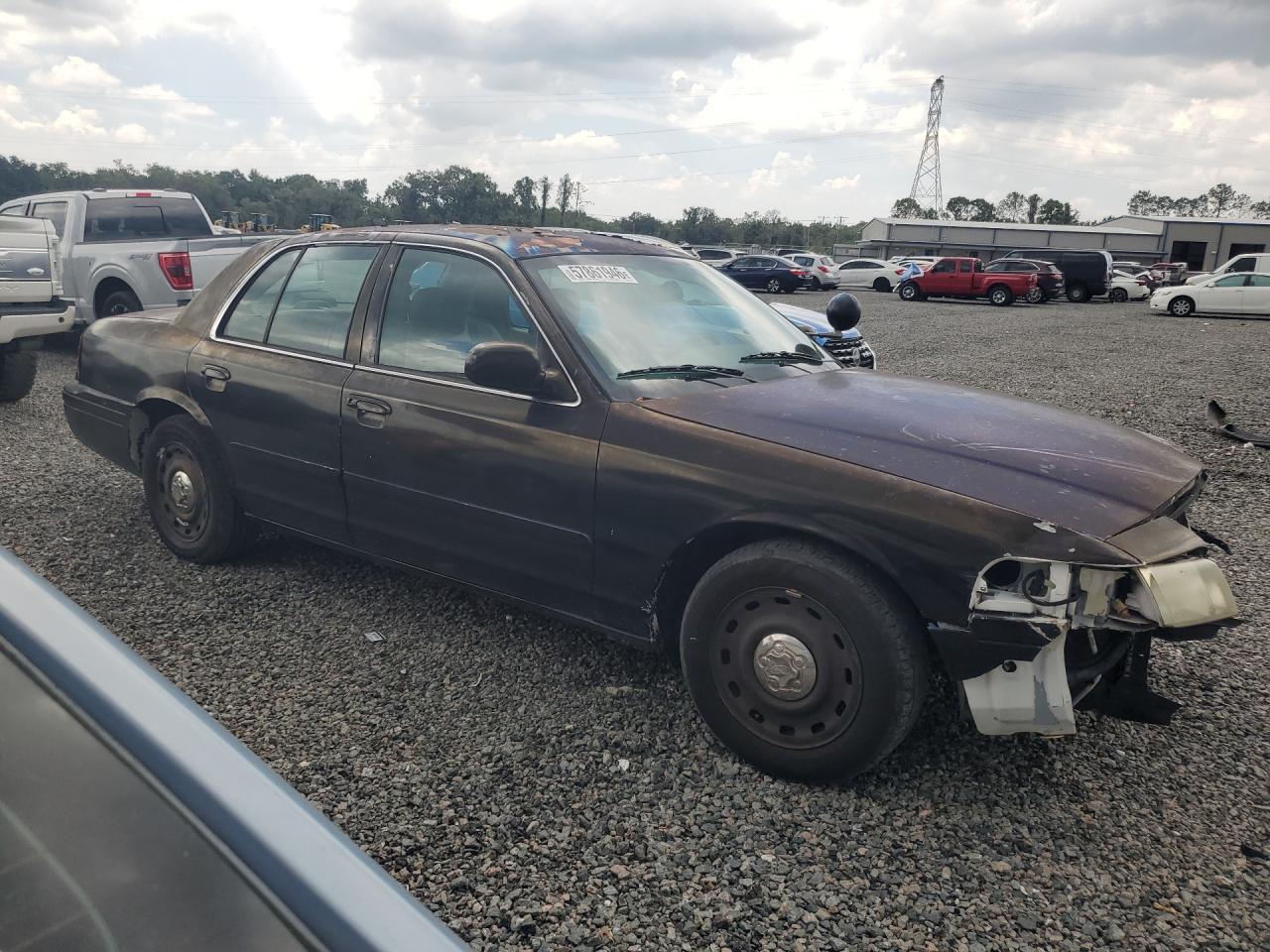 2004 Ford Crown Victoria Police Interceptor Black vin: 2FAHP71W34X154662
